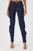 Jean cargo ajusté à taille haute sold by Urban Planet
