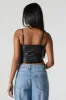Faux Leather Bustier Crop Top sold by Urban Planet