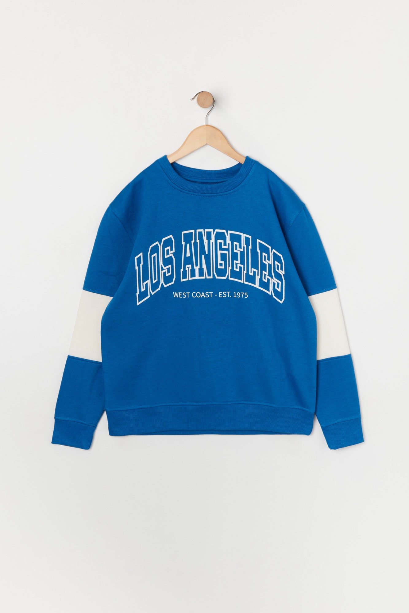 Boys LA Graphic Colourblock Fleece Sweatshirt sold by Urban Planet
