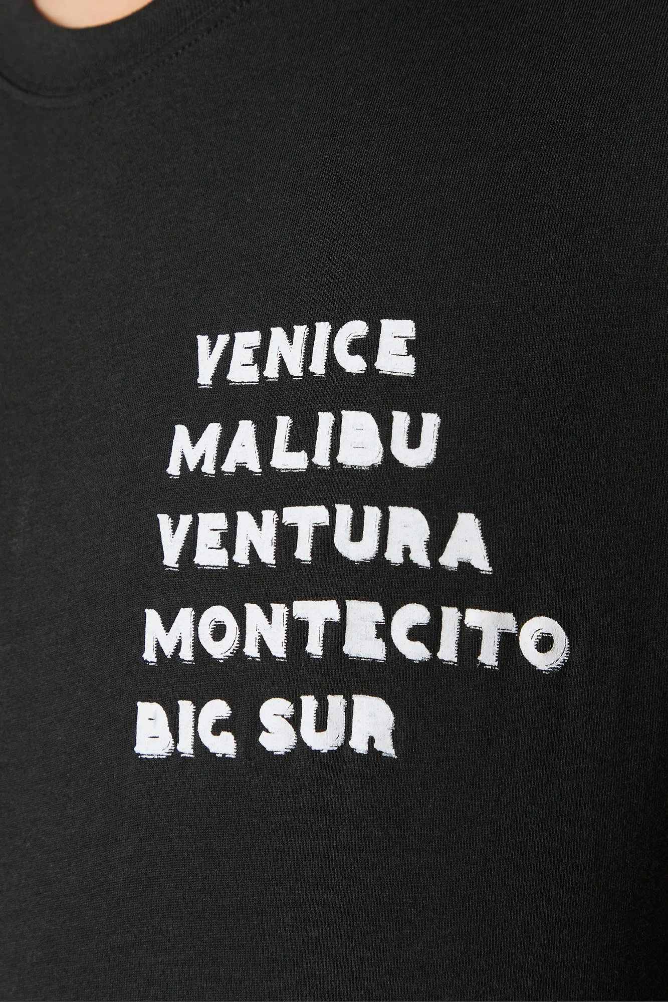 T-shirt à imprimé California Cities sold by Urban Planet product image thumbnail 4