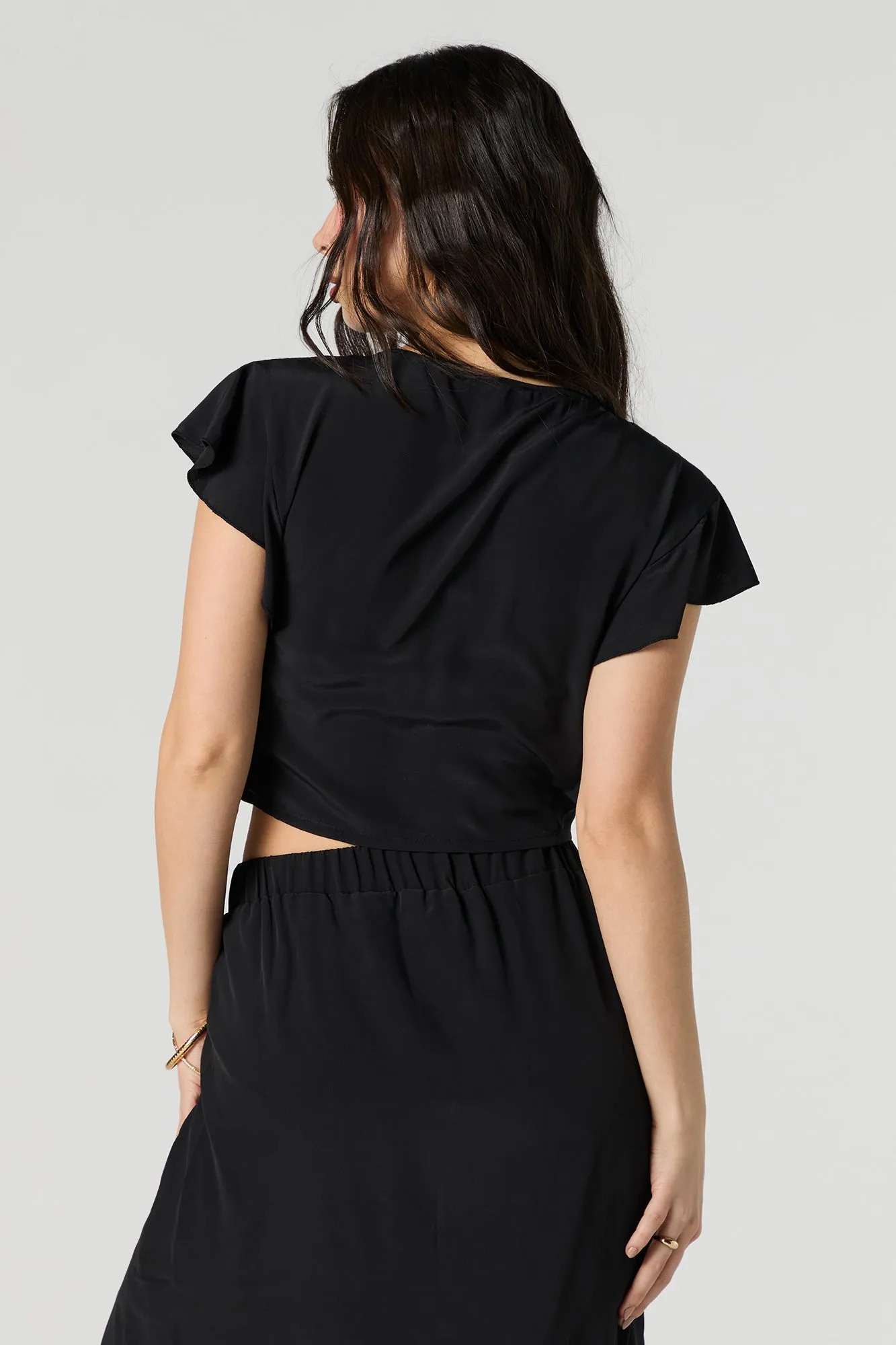 Haut court volanté à taille coulissante sold by Urban Planet product image thumbnail 2