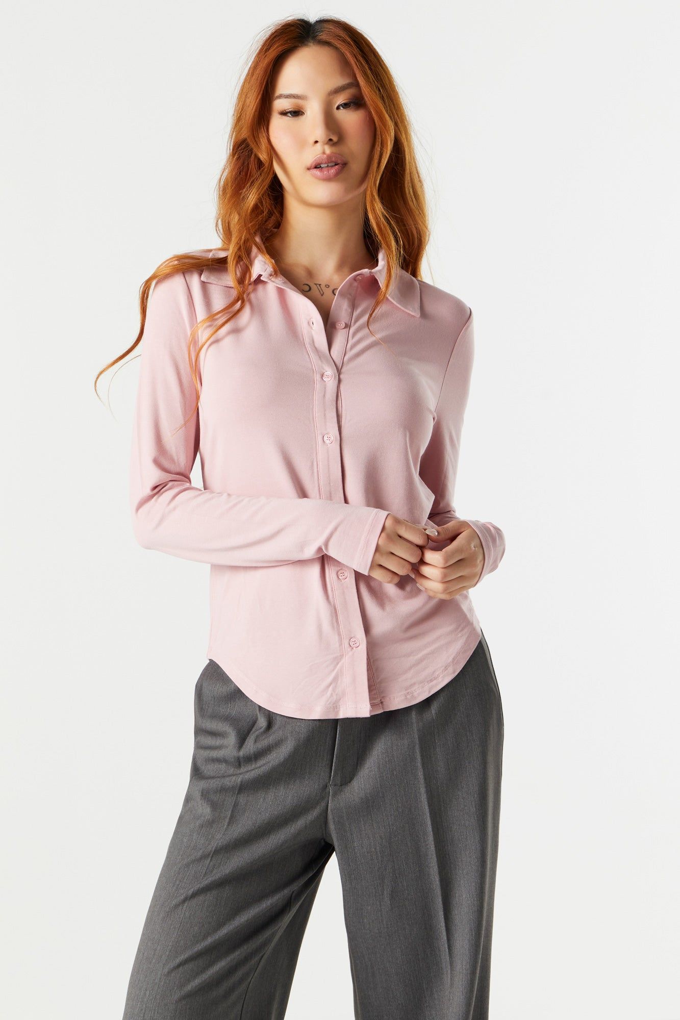 Haut boutonné avec col sold by Urban Planet product image thumbnail 13