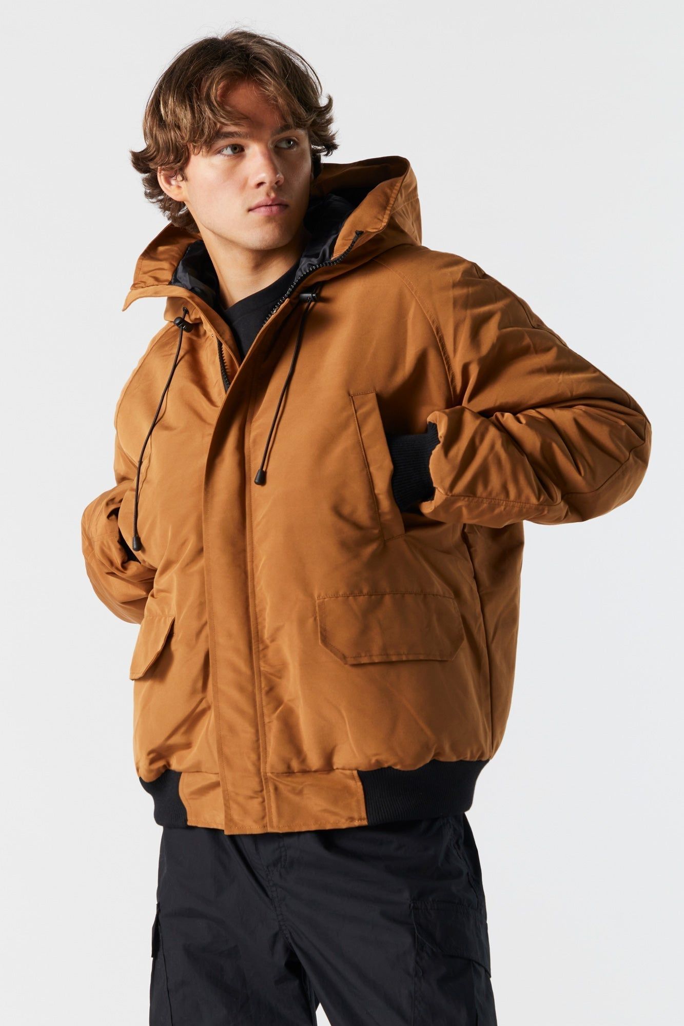 Pantalones Cargo SikSilk Ripstop - Color Tan | Chile | Estilo Relaxed
