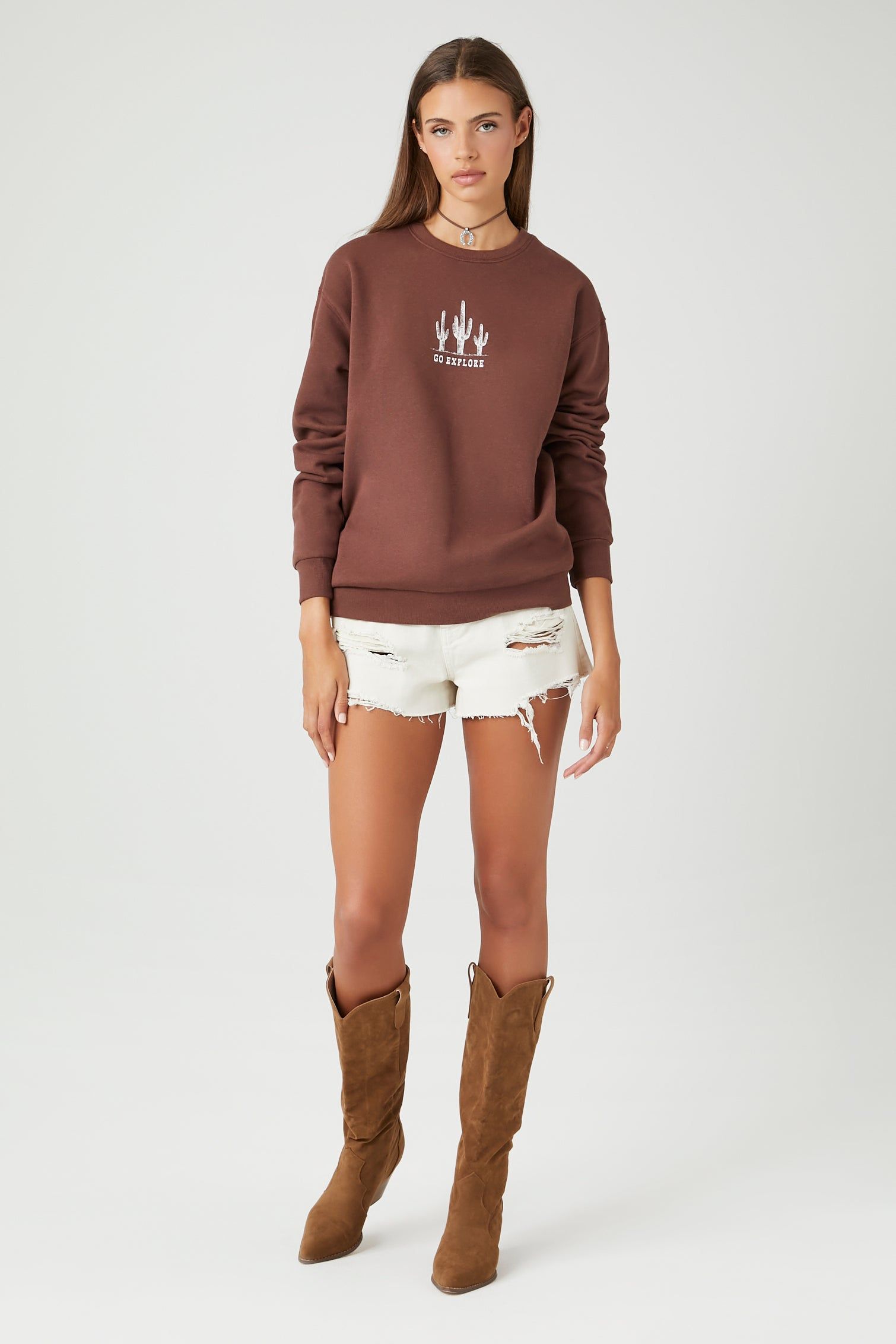 Chandail à imprimé Go Explore sold by Urban Planet product image thumbnail 4