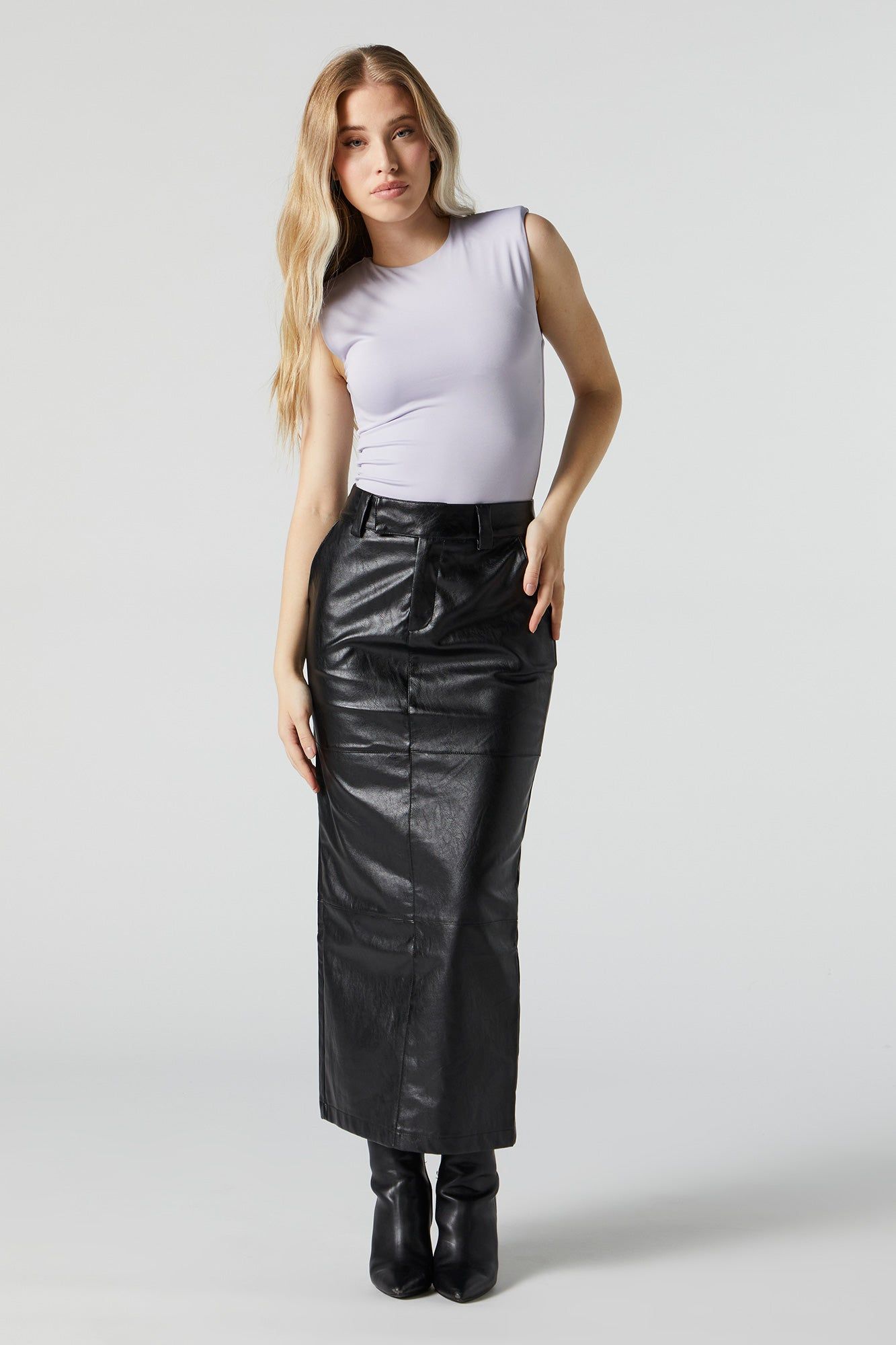 Contour High Neck Sleeveless Bodysuit sold by Urban Planet product image thumbnail 4