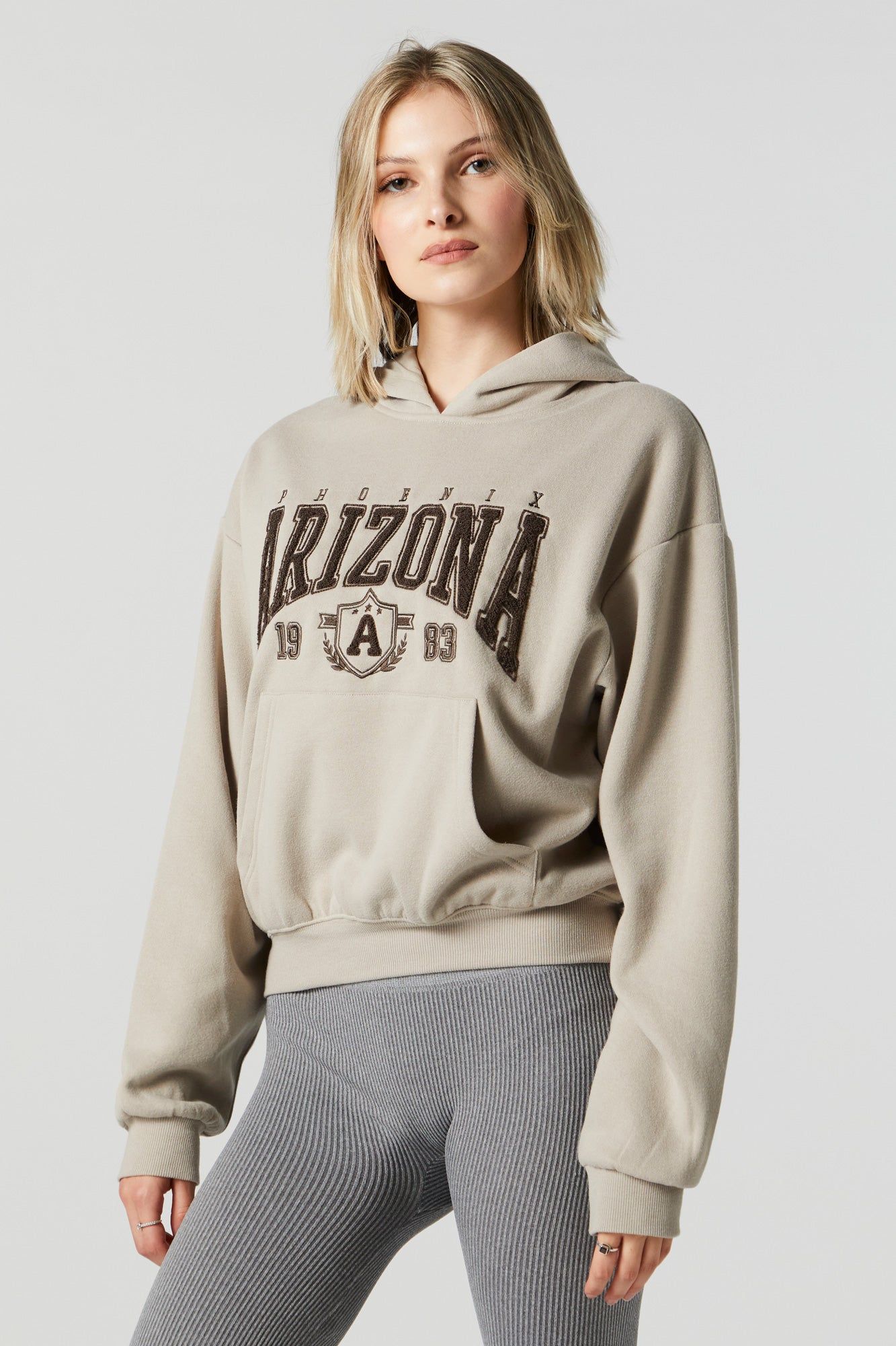 Arizona Chenille Embroidered Fleece Hoodie sold by Urban Planet