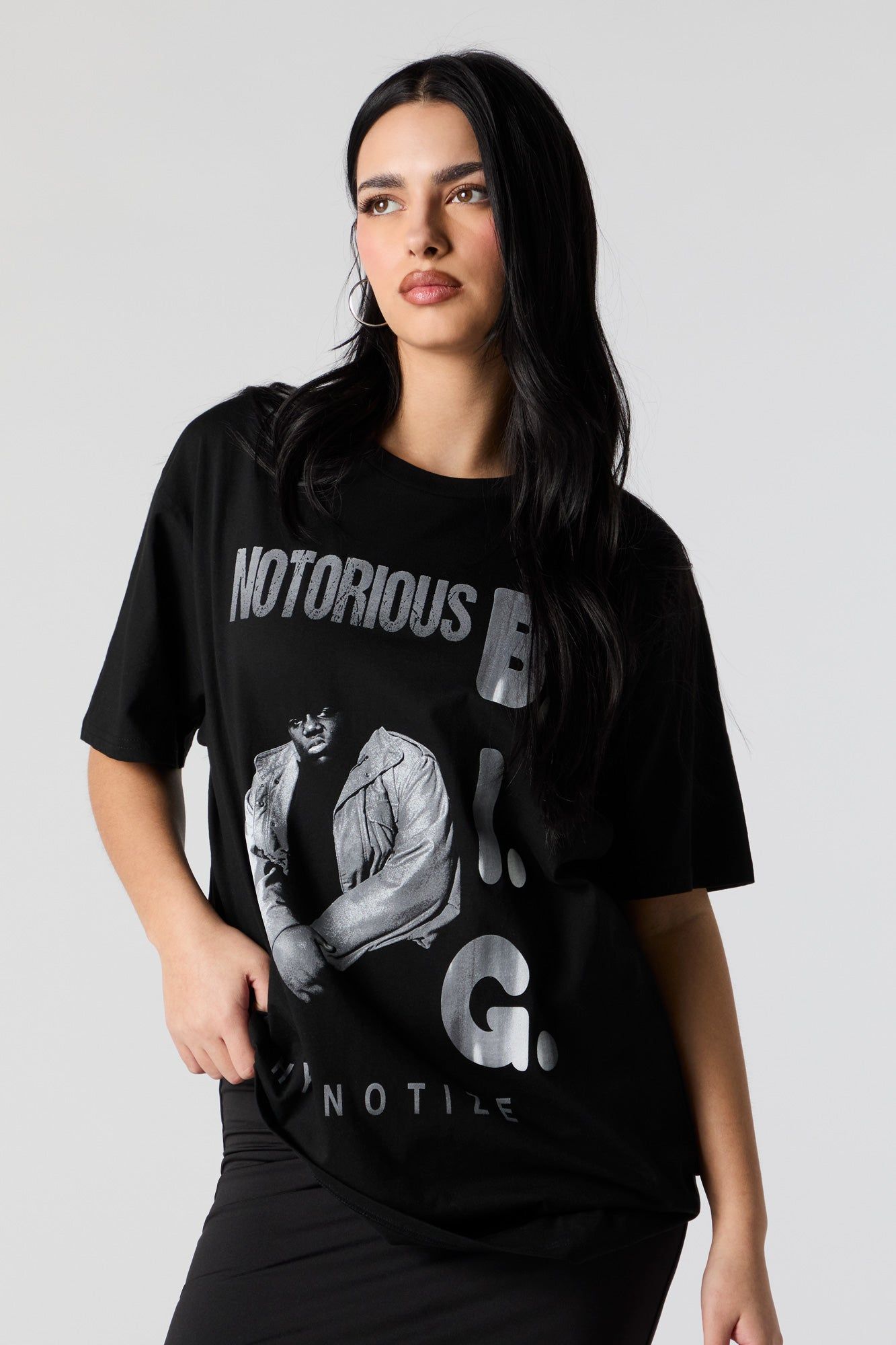 Notorious B.I.G. Graphic Boyfriend T-Shirt sold by Urban Planet product image thumbnail 2