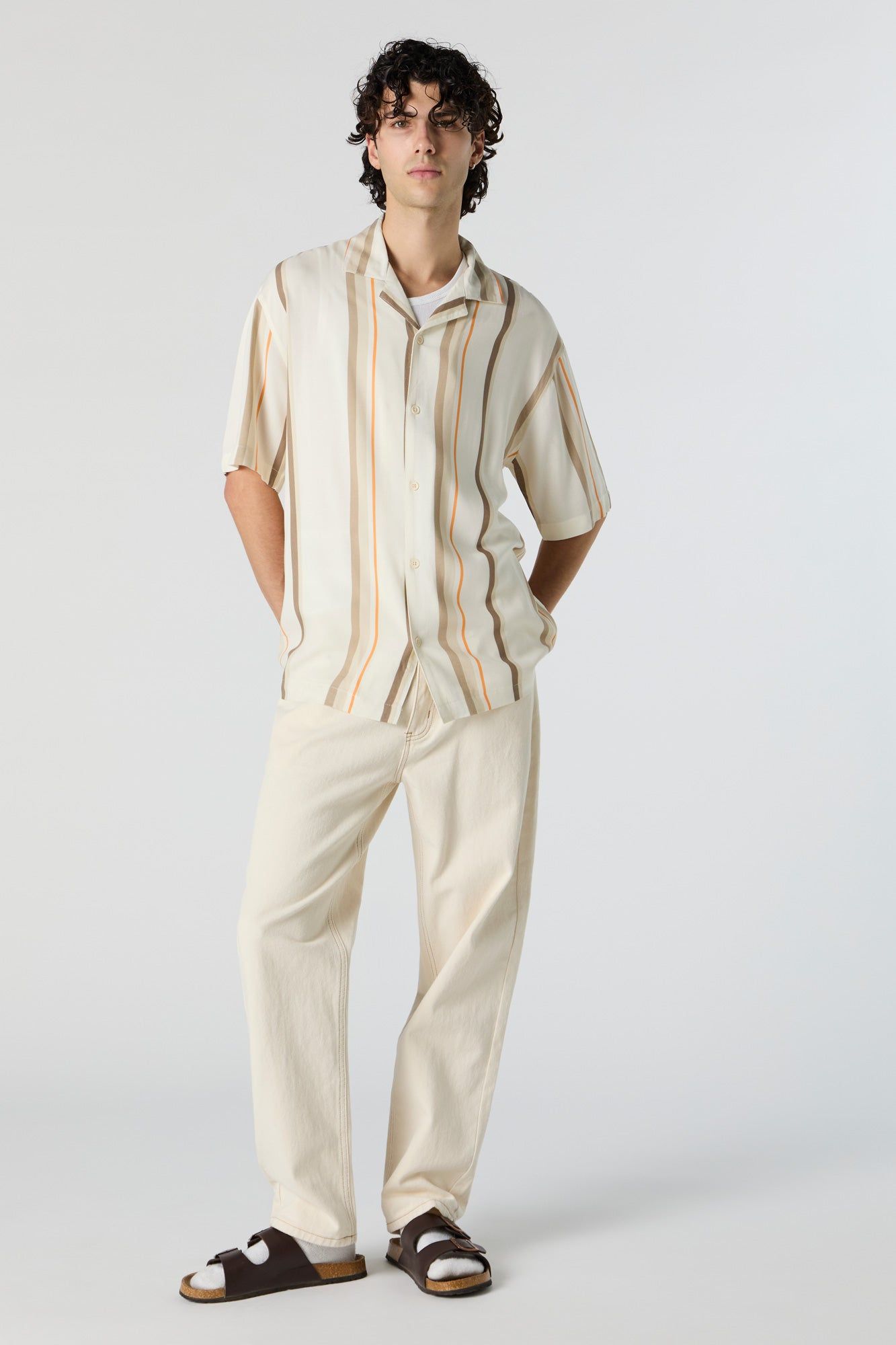 Haut boutonné rayé sold by Urban Planet product image thumbnail 3