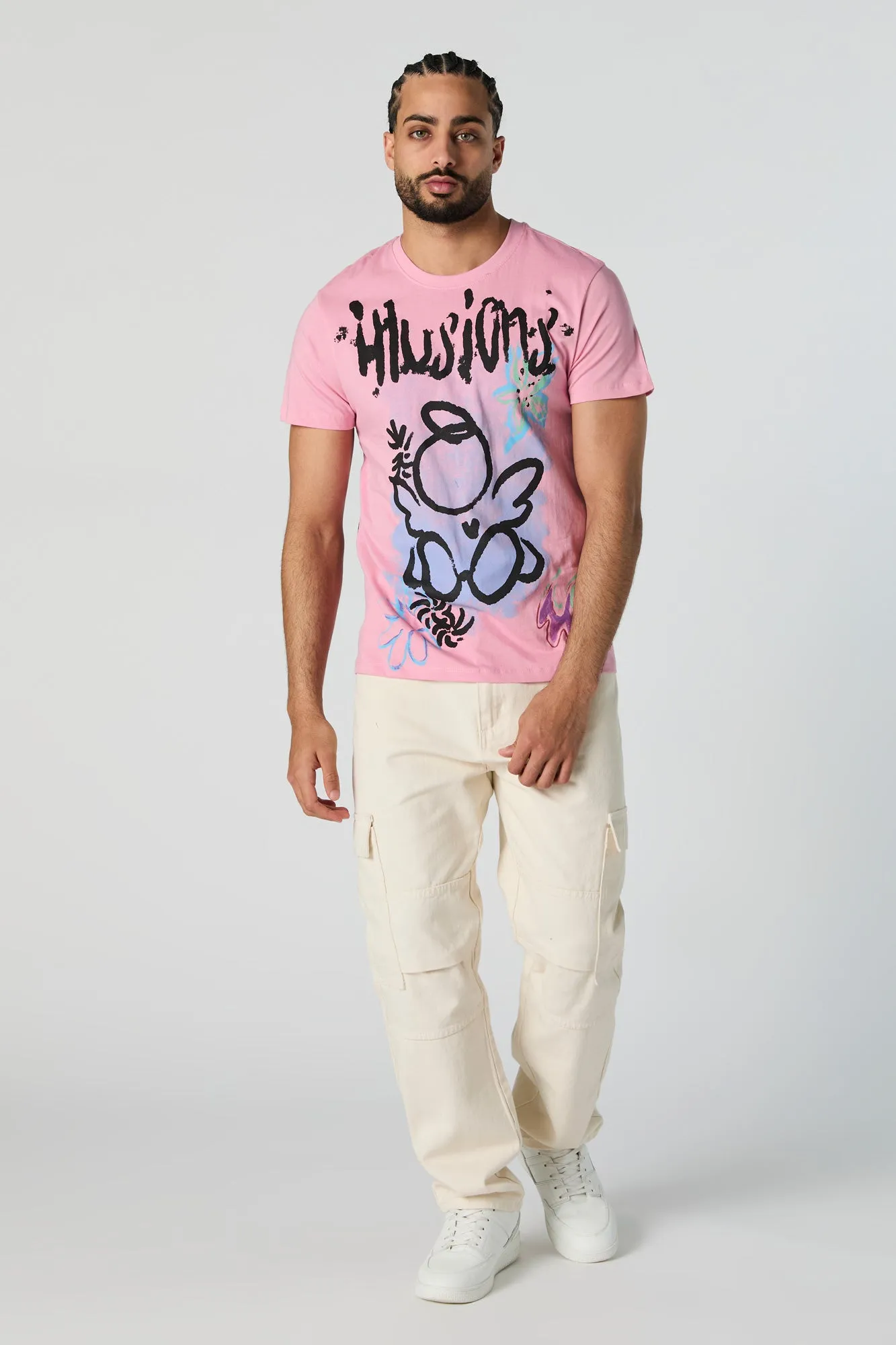 Illusions Graphic T-Shirt sold by Urban Planet product image thumbnail 3