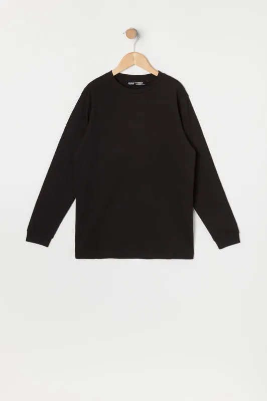 Boys Crewneck Long Sleeve Shirt (2 Pack) sold by Urban Planet