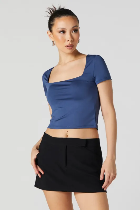 Contour Square Neck Skimmer Top sold by Urban Planet