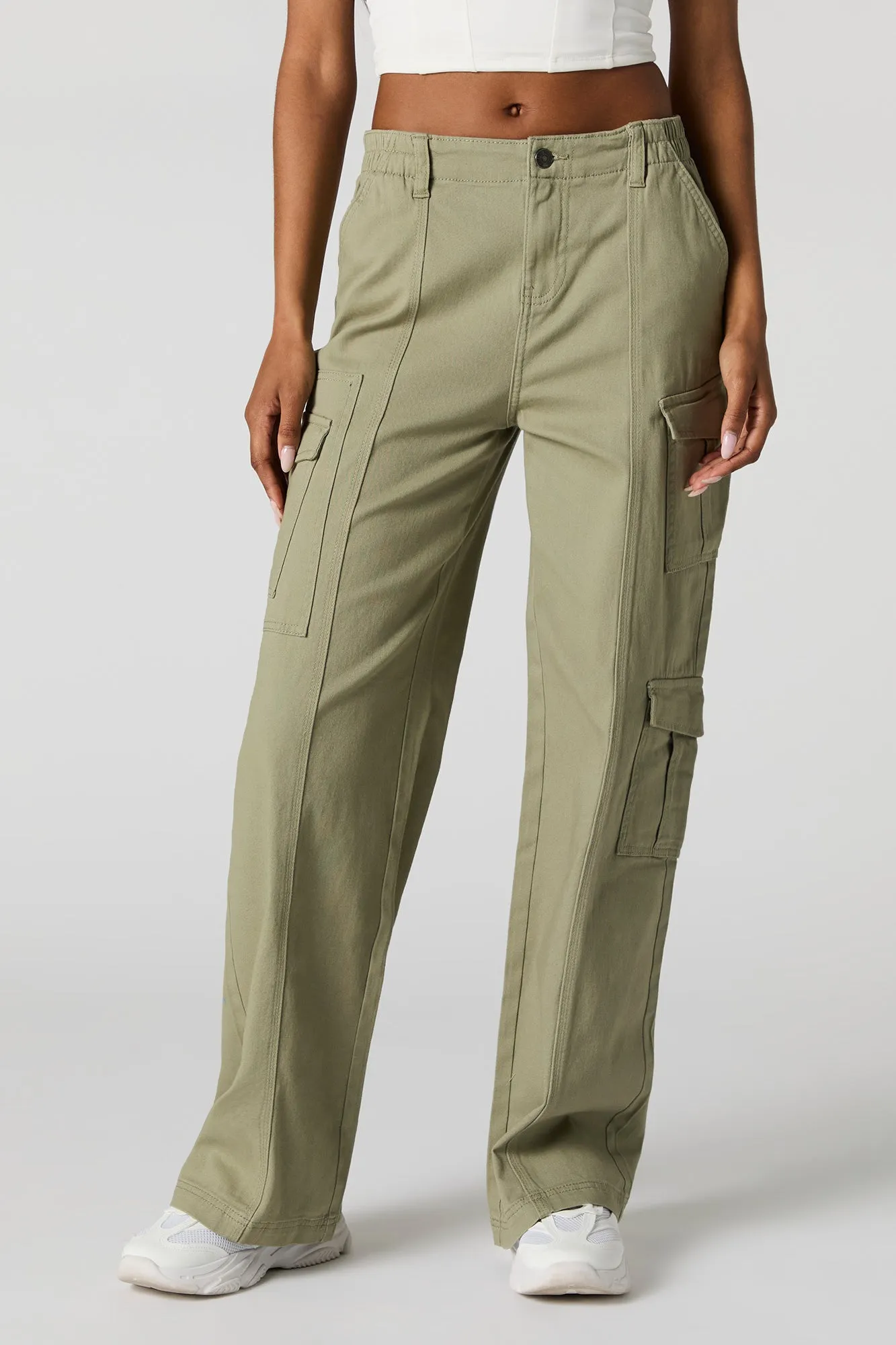 3 Pocket Straight Leg Cargo Pant sold by Urban Planet product image thumbnail 5