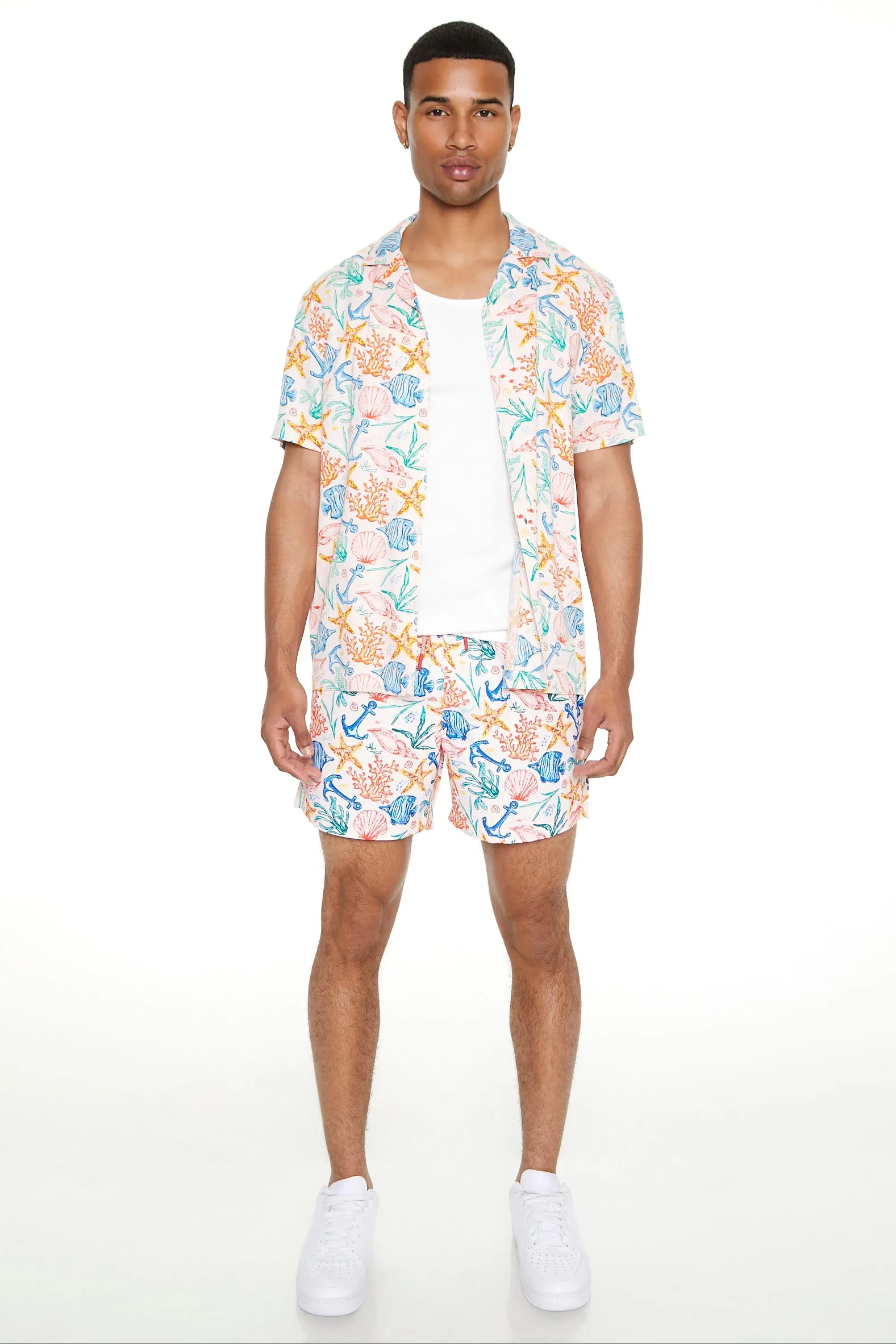 Haut boutonné à imprimé Océan sold by Urban Planet product image thumbnail 3