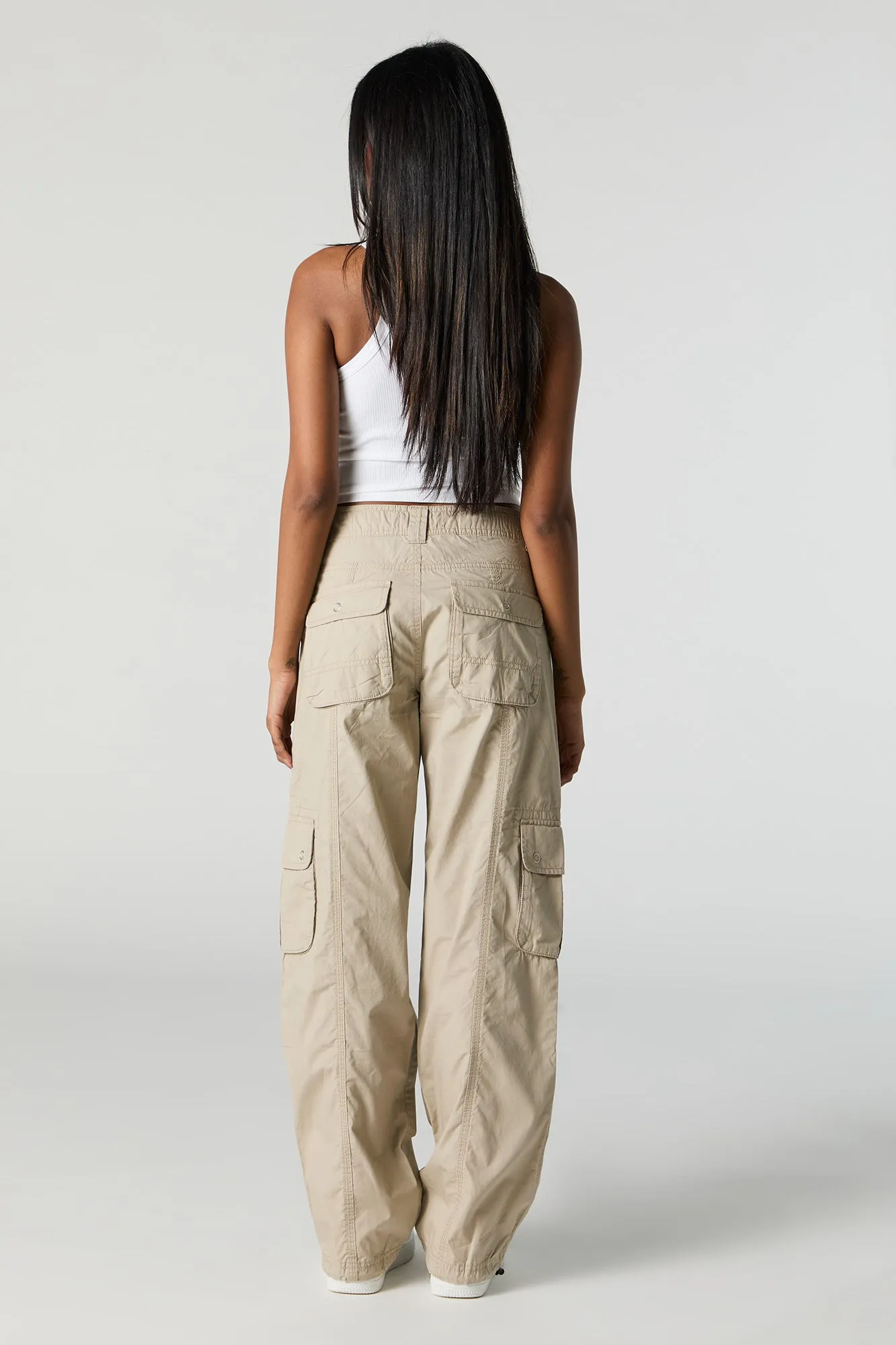 Toggle Hem Straight Leg Cargo Pant sold by Urban Planet product image thumbnail 3