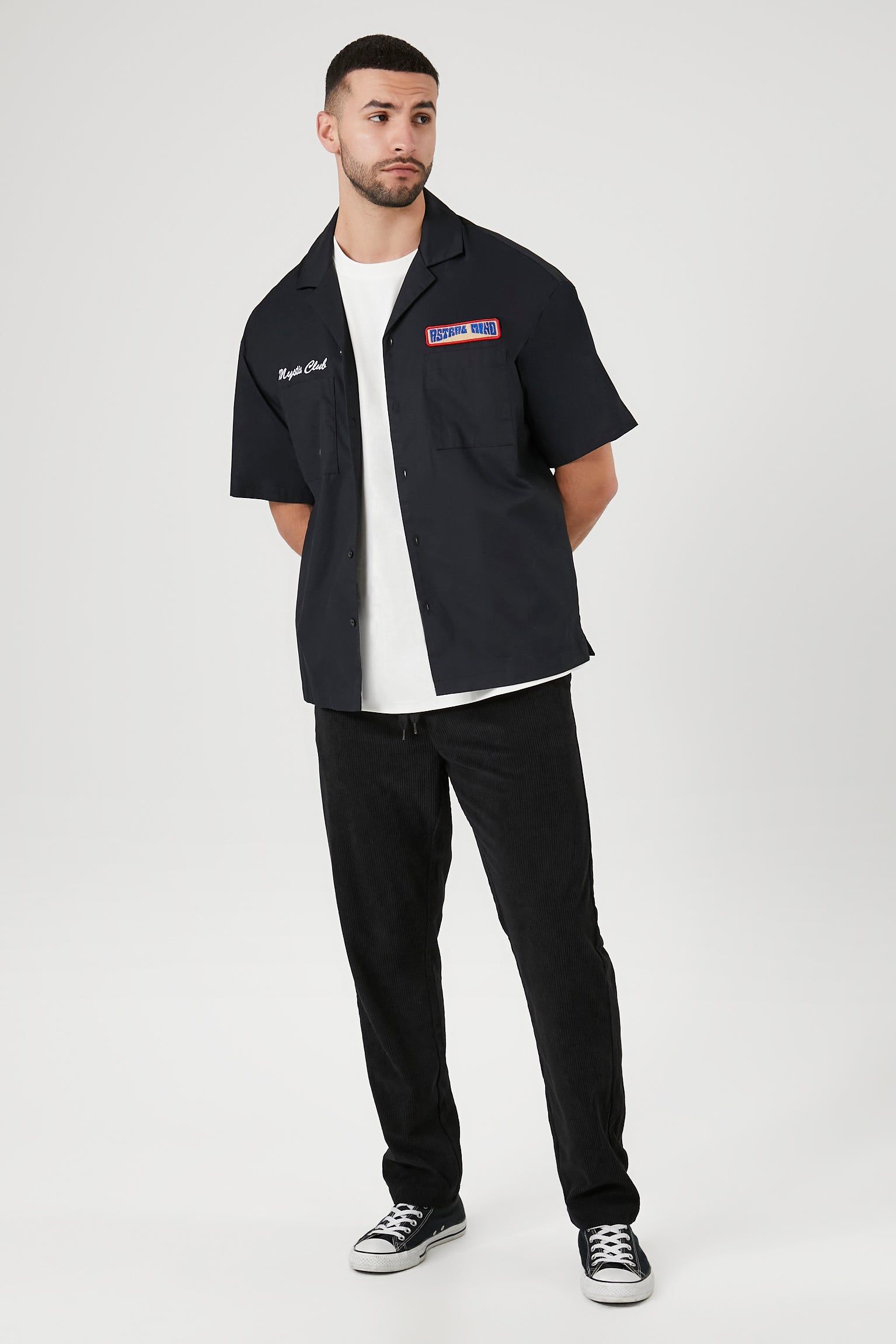 Pantalon en velours côtelé avec taille coulissante sold by Urban Planet product image thumbnail 5