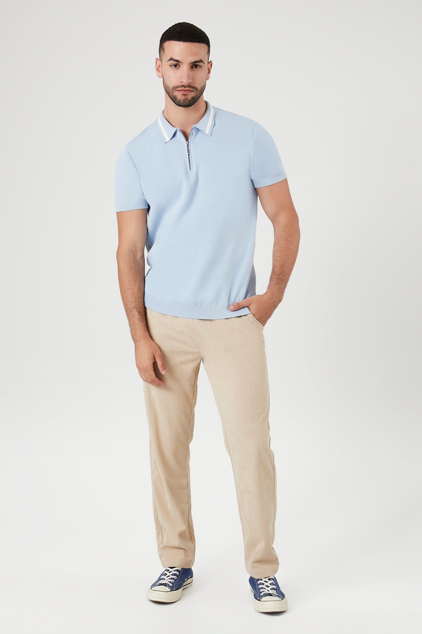 Pantalon en velours côtelé avec taille coulissante sold by Urban Planet product image thumbnail 2