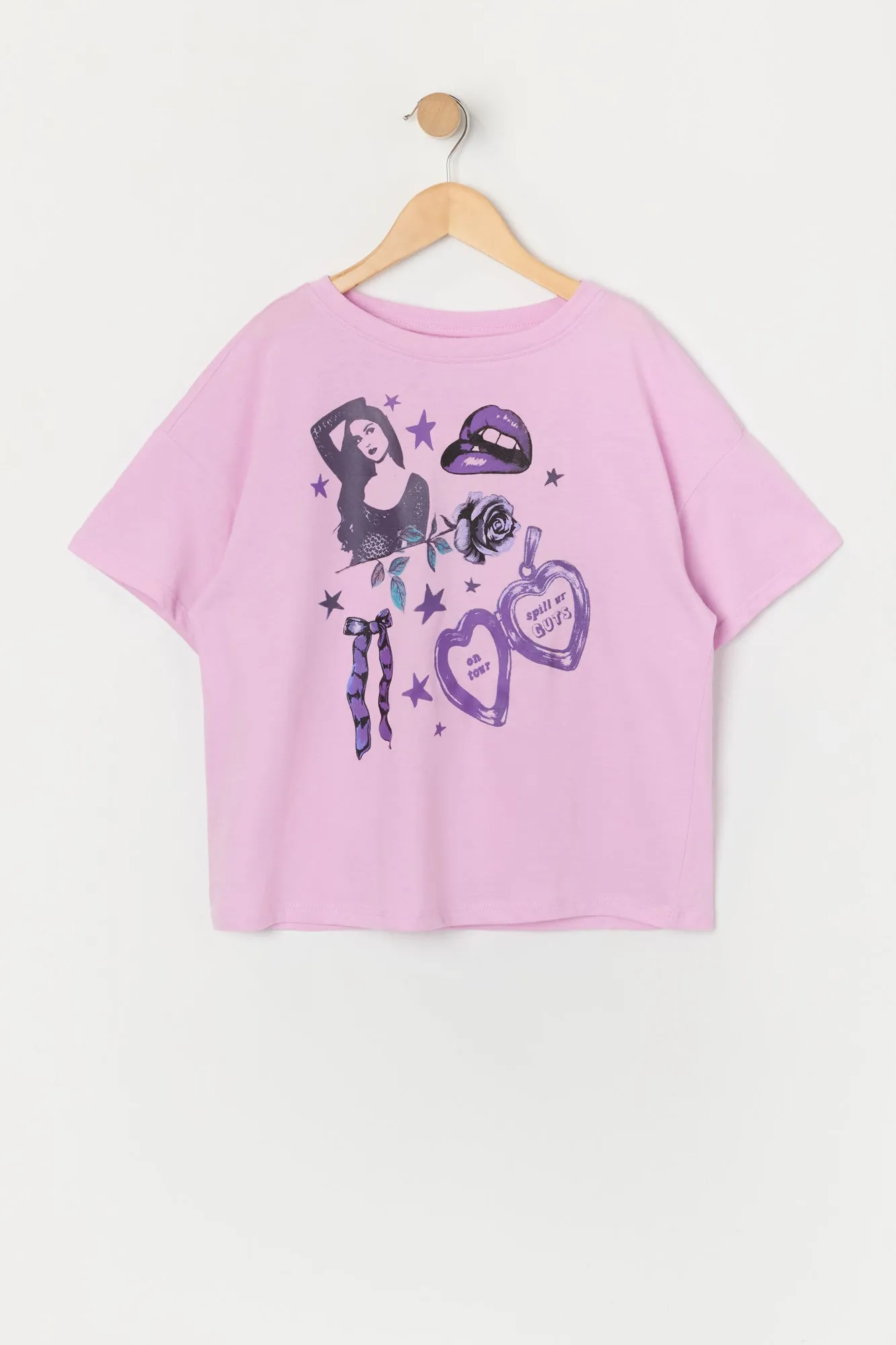 T-shirt à imprimé Olivia Rodrigo pour fille sold by Urban Planet
