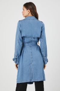 Trench en denim avec ceinture sold by Urban Planet