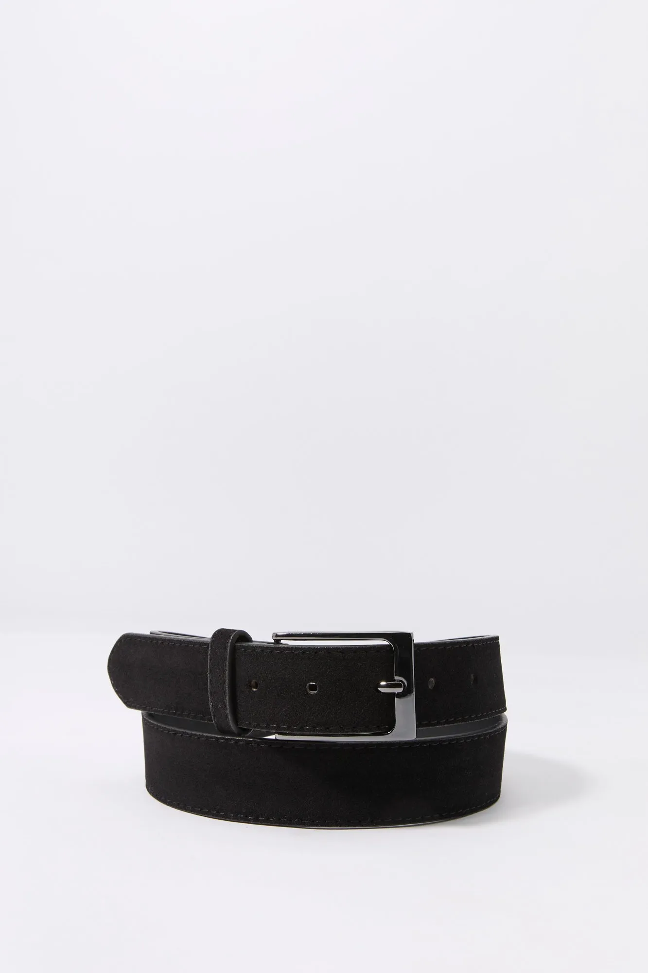 Faux Suede Square Buckle Belt sold by Urban Planet