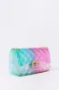 Sac à bandoulière matelassé en gelée arc-en-ciel sold by Urban Planet