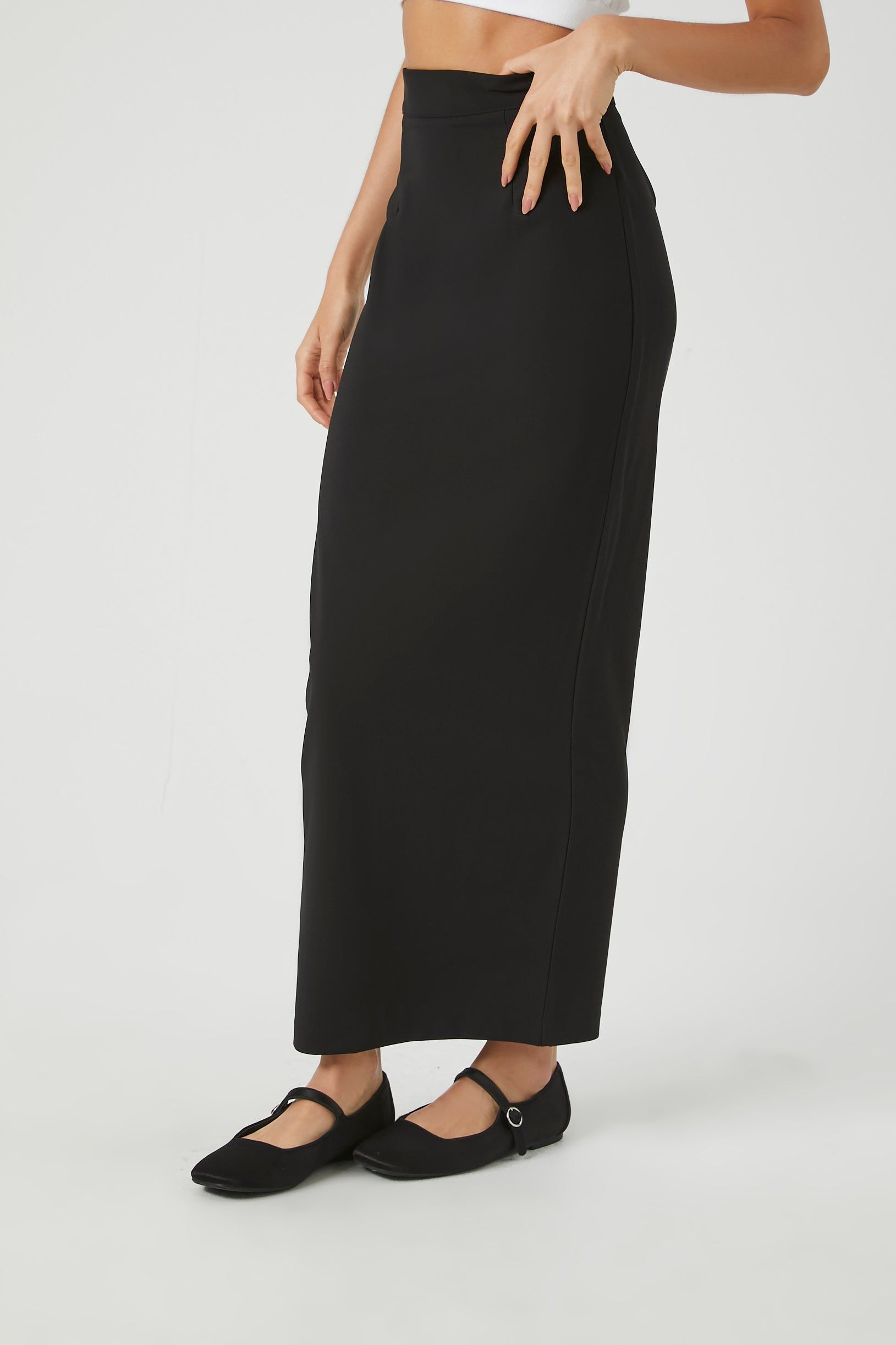 Zip-Slit Maxi Skirt sold by Urban Planet product image thumbnail 4