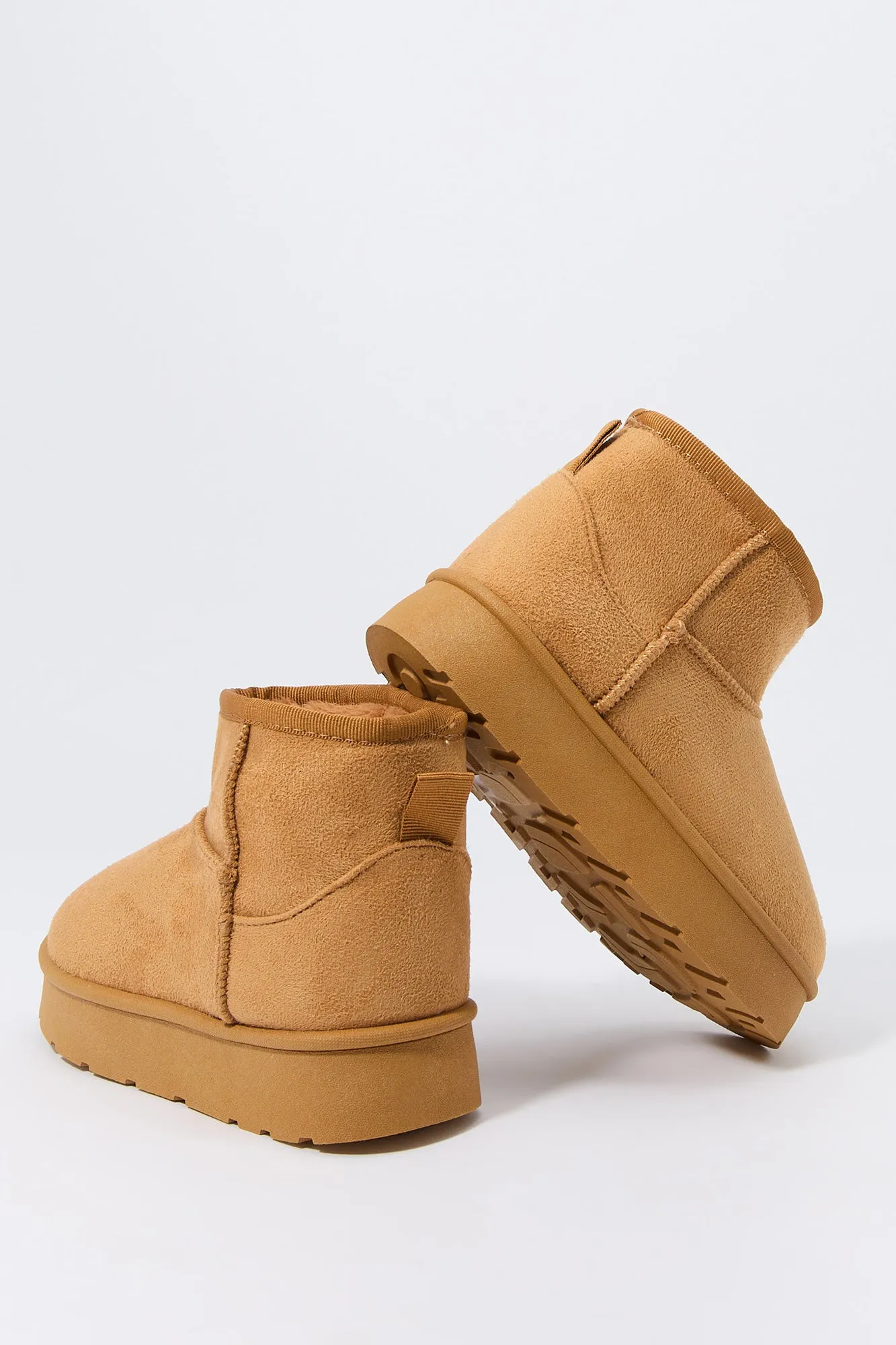 Girls Suede Platform Booties sold by Urban Planet product image thumbnail 4