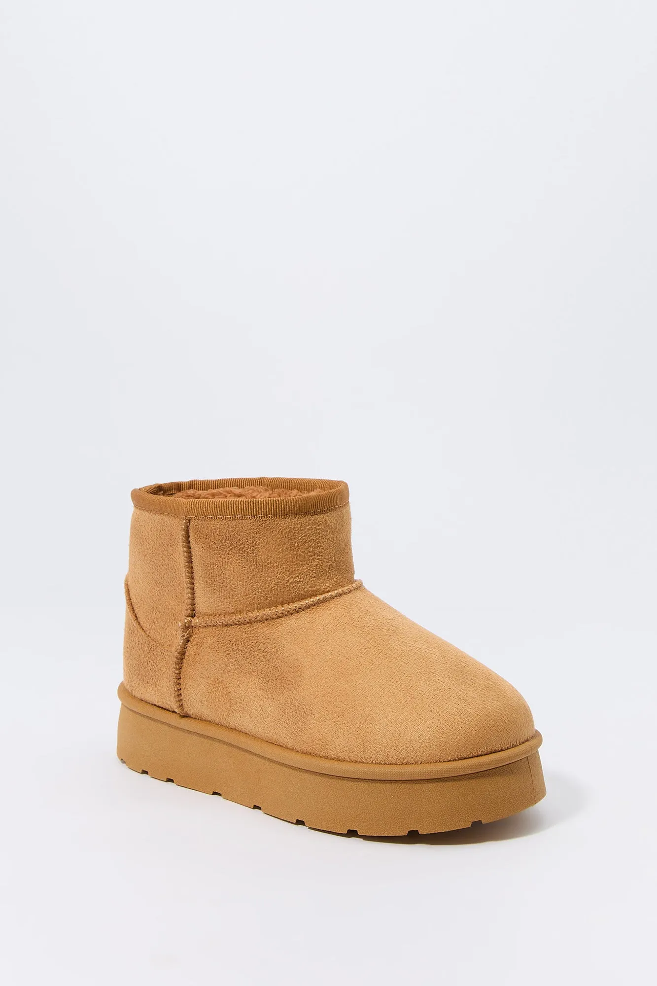 Girls Suede Platform Booties sold by Urban Planet product image thumbnail 2