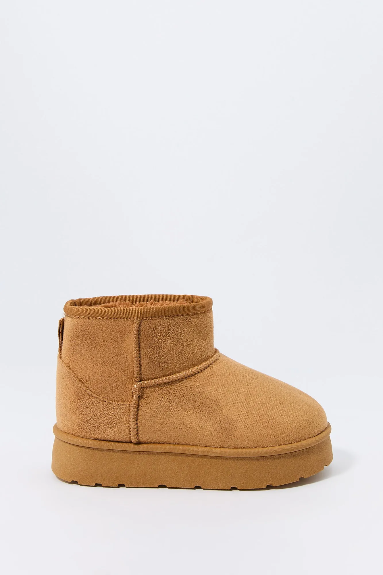 Girls Suede Platform Booties sold by Urban Planet