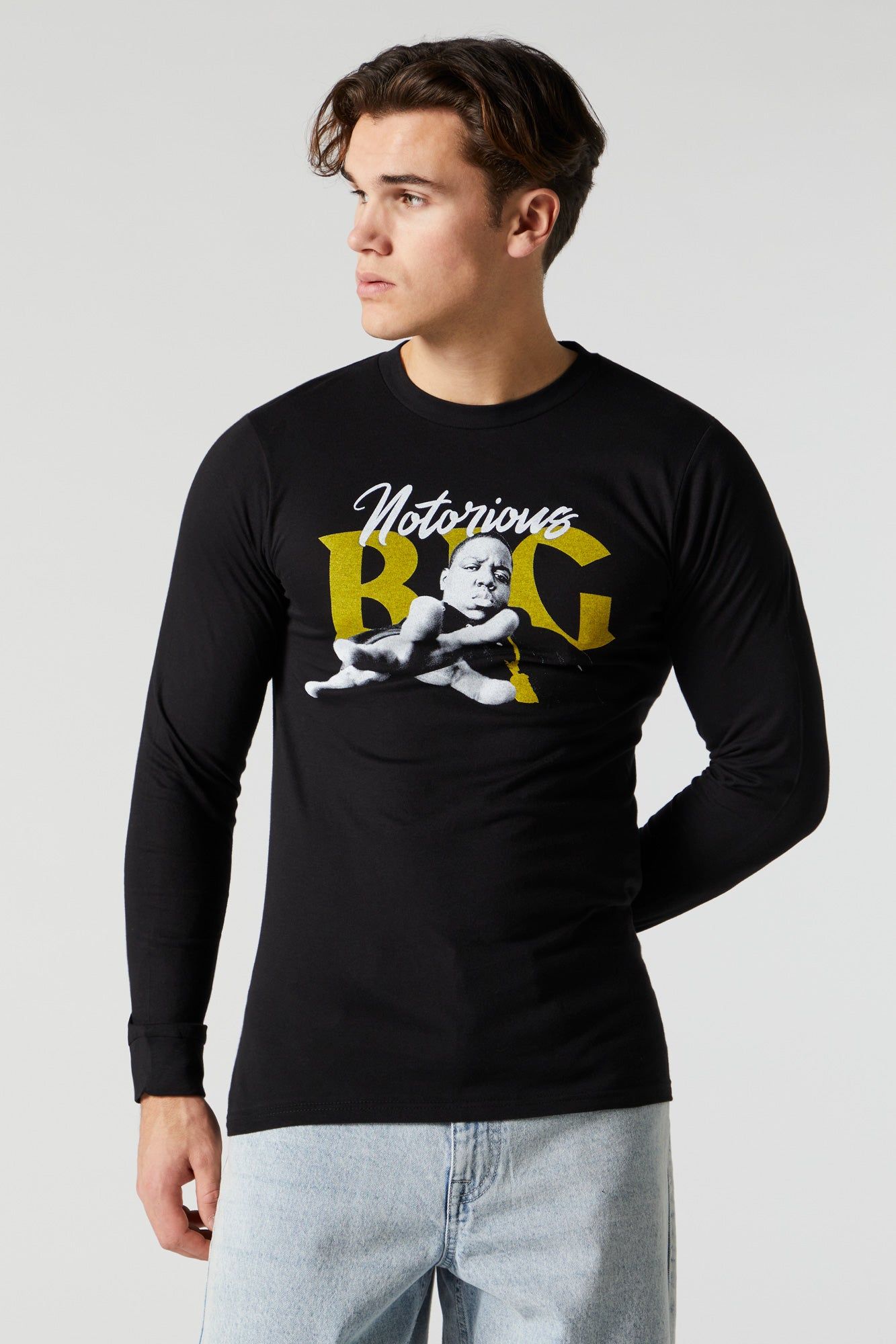 Notorious BIG Graphic Long Sleeve Top sold by Urban Planet