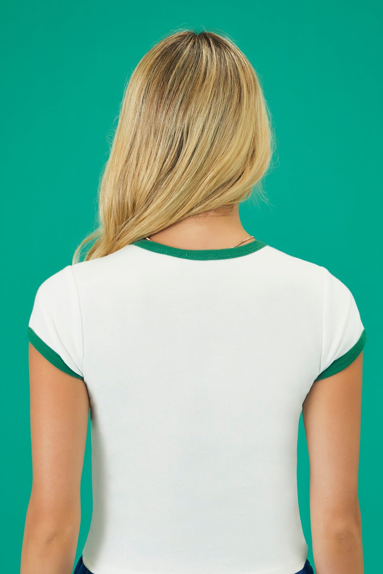 T-shirt à liséré contrastant avec imprimé Reebok 58 sold by Urban Planet product image thumbnail 3