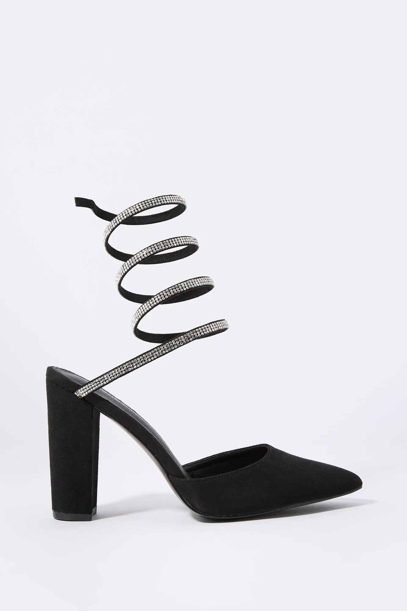 Rhinestone Wrap Up Pointed Heel sold by Urban Planet product image thumbnail 2