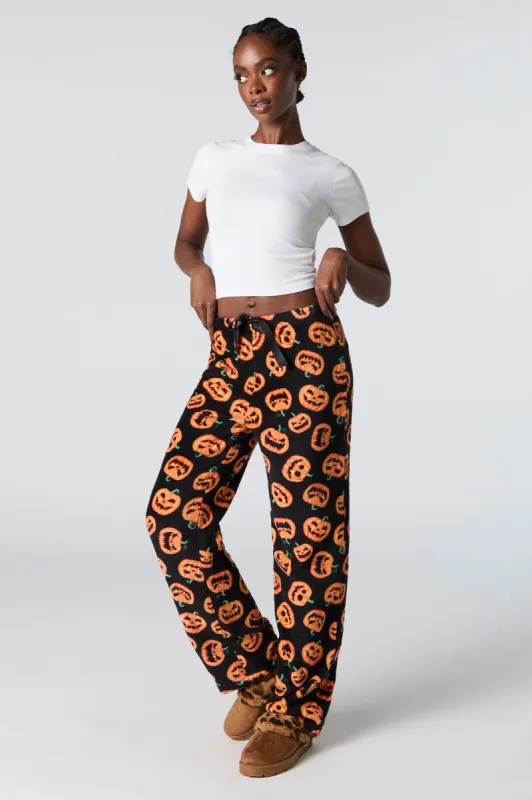 Halloween Printed Plush Pajama Pant sold by Urban Planet