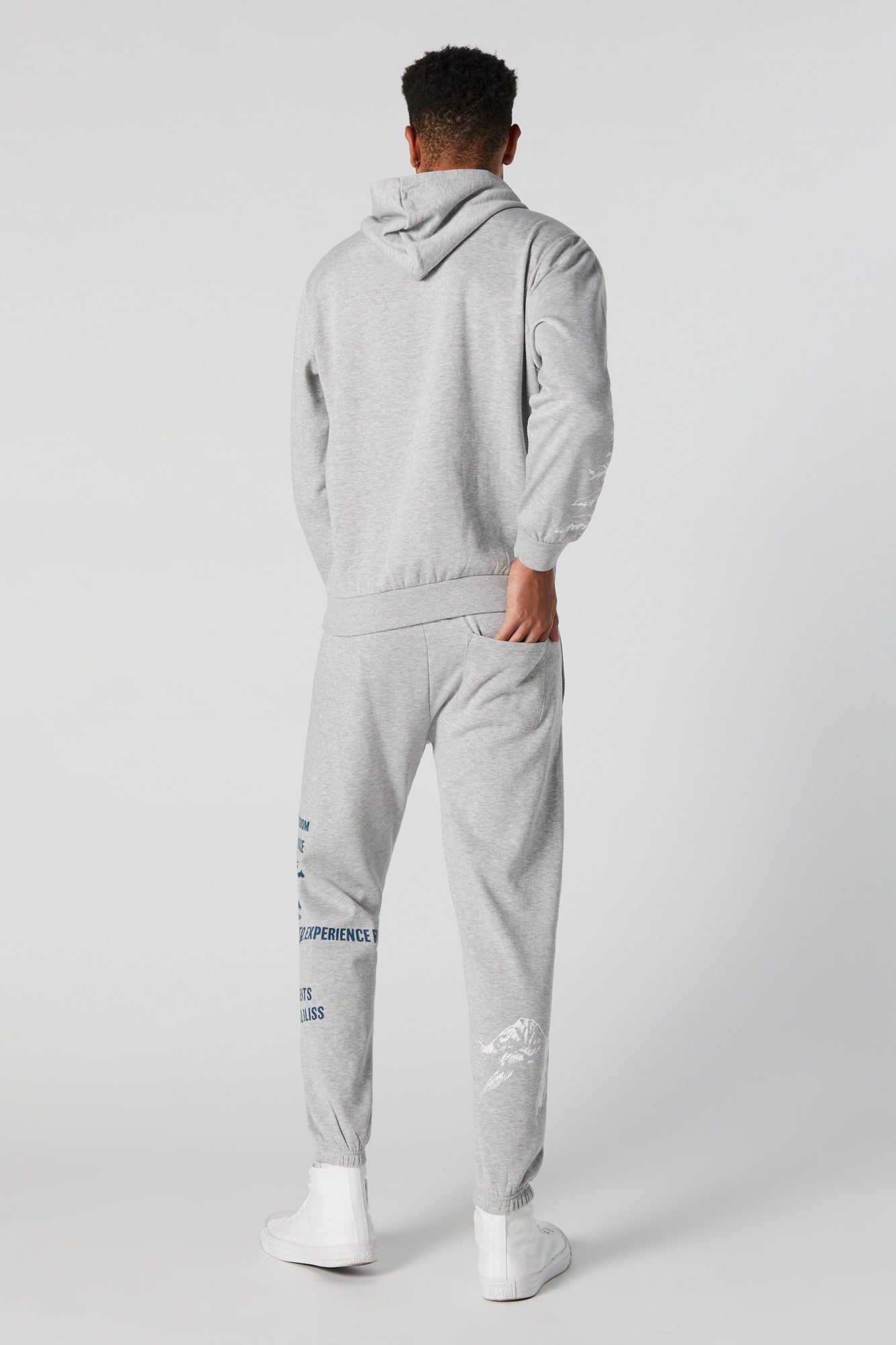 National Monuments Graphic Fleece Jogger sold by Urban Planet product image thumbnail 3
