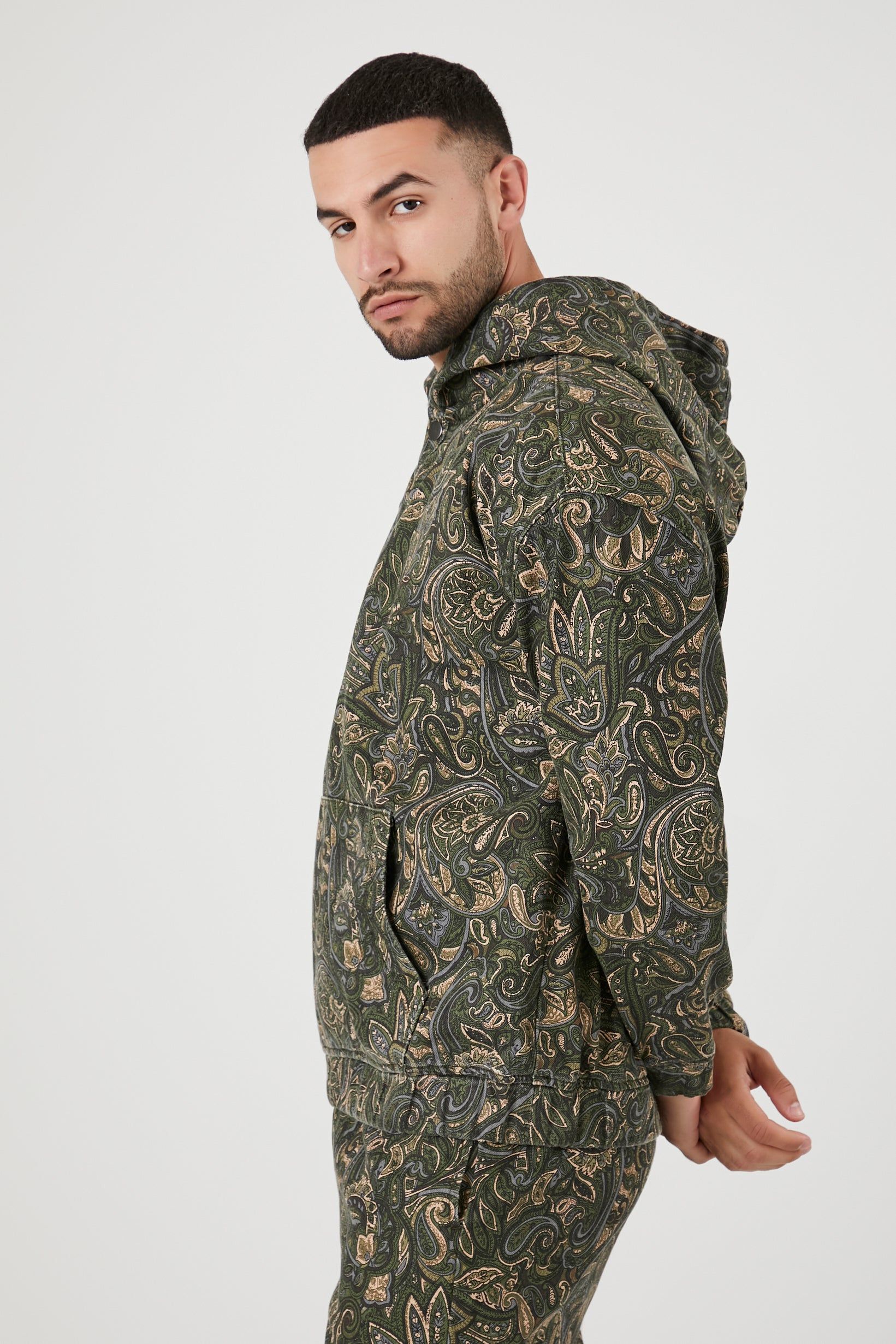 Paisley Print Hoodie sold by Urban Planet product image thumbnail 3