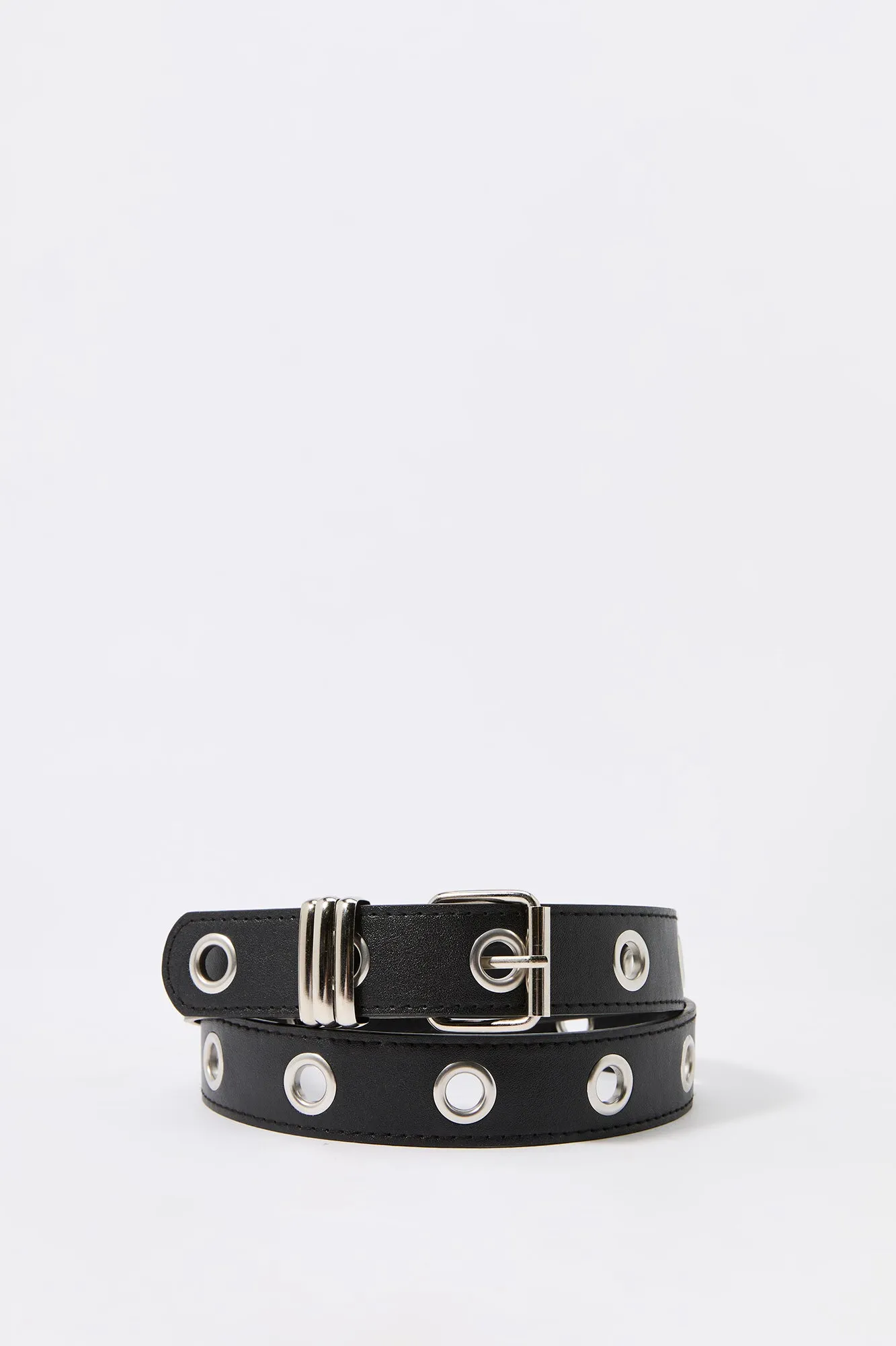 Layered Cross Chain Grommet Belt sold by Urban Planet