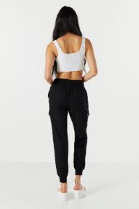 Pantalon de jogging cargo en lin sold by Urban Planet