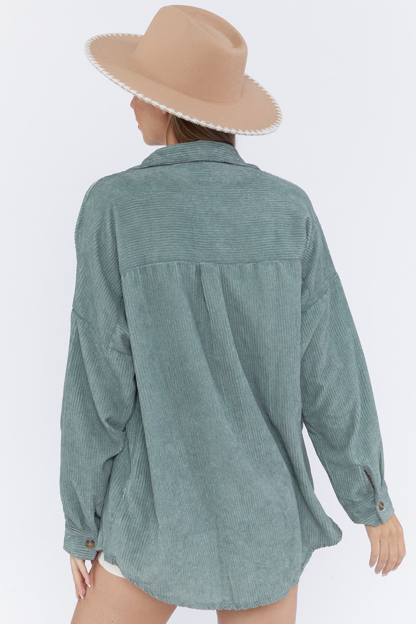 Button-Up Corduroy Top sold by Urban Planet product image thumbnail 2