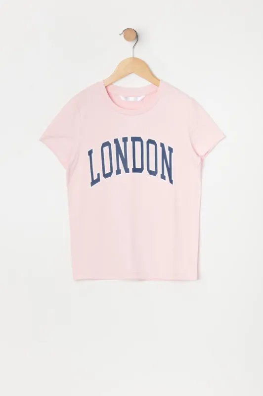 Girls London Graphic T-Shirt sold by Urban Planet