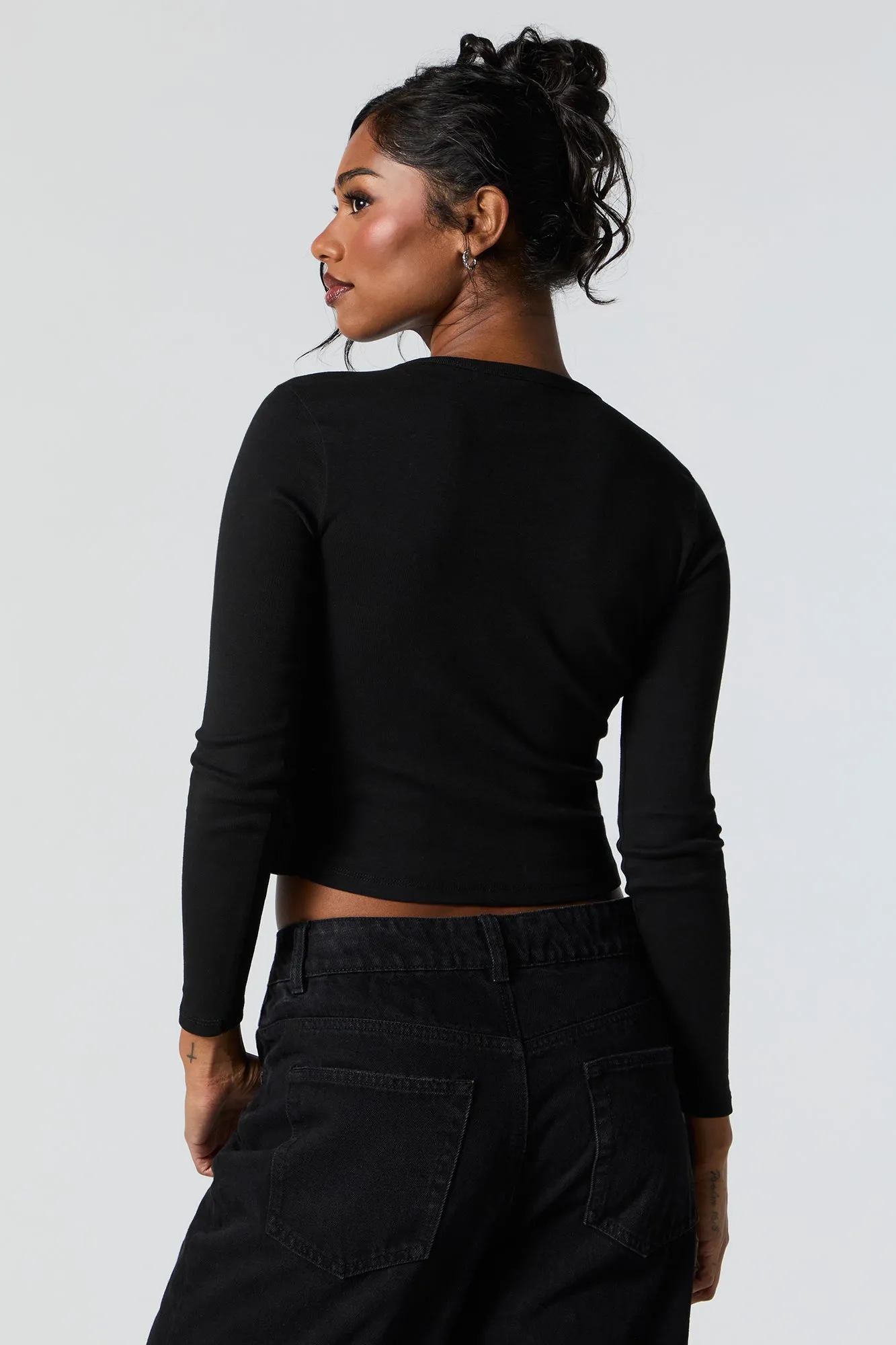 My Melody & Kuromi Graphic Long Sleeve Top sold by Urban Planet product image thumbnail 4