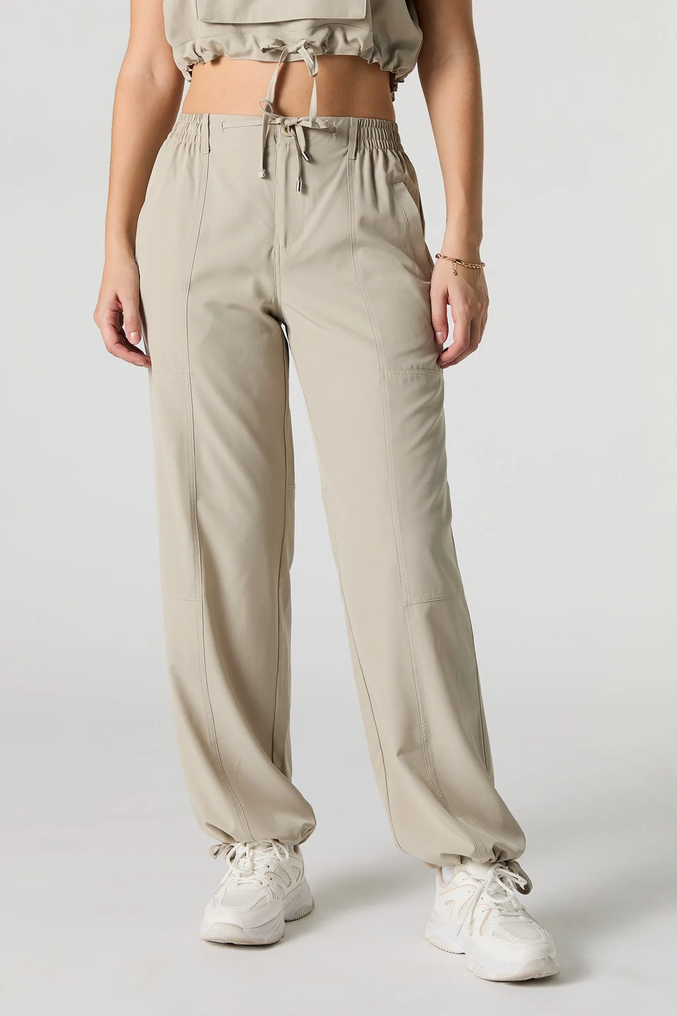 Flowy Self Tie Hem Jogger sold by Urban Planet product image thumbnail 5