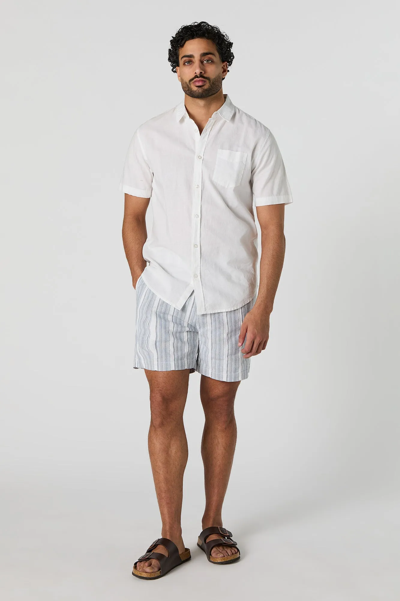 Striped Drawstring Short sold by Urban Planet product image thumbnail 4