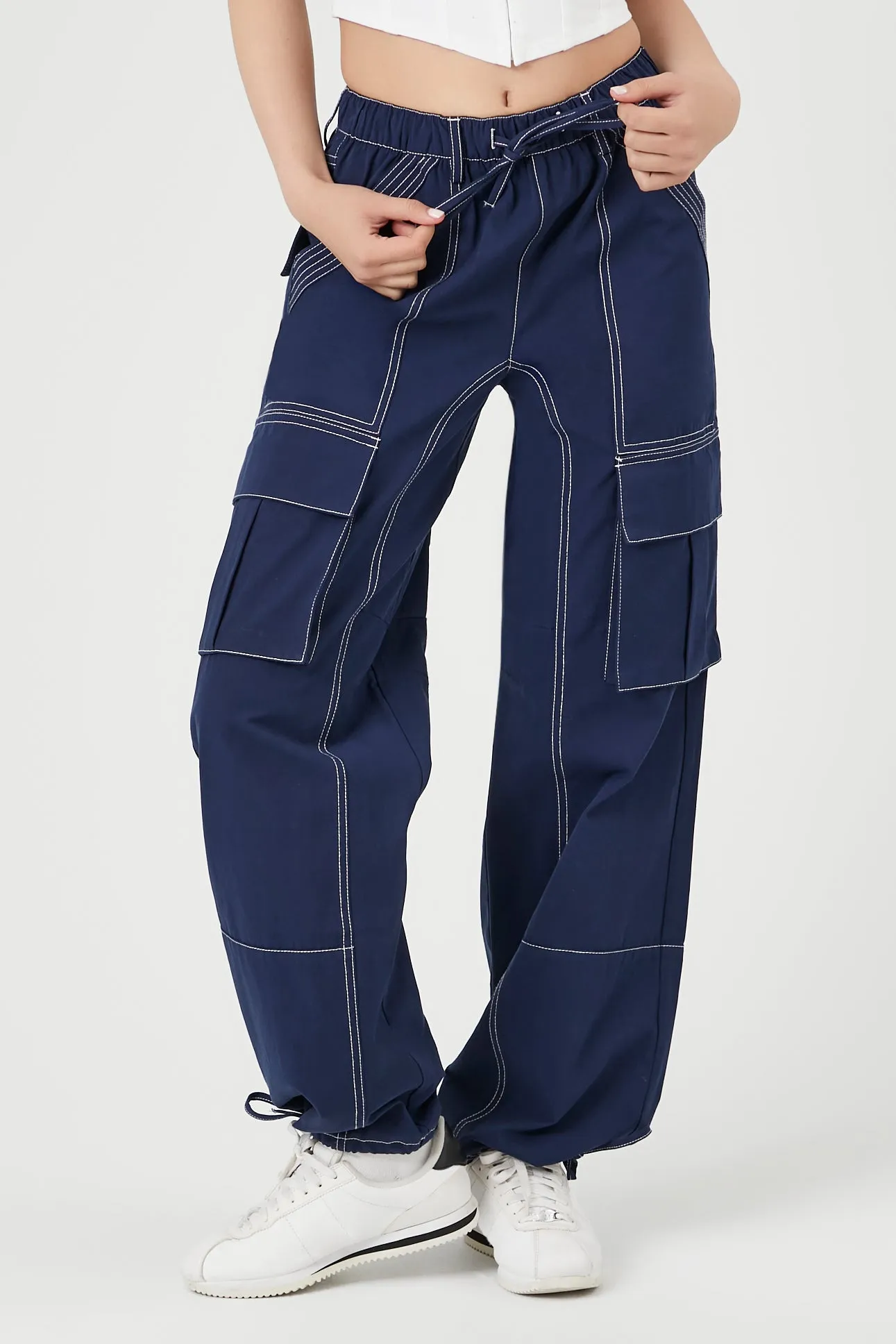Contrast Seam Cargo Pant sold by Urban Planet product image thumbnail 2
