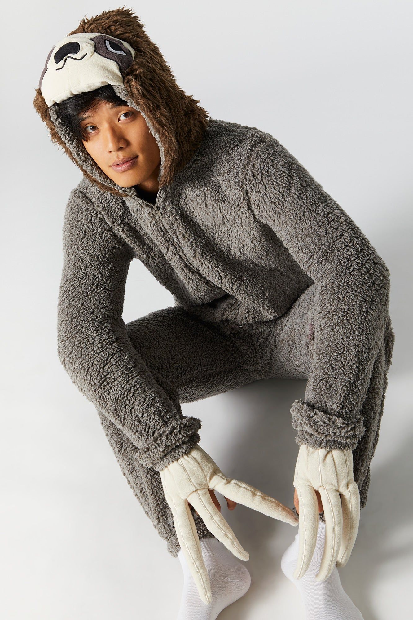 Plush 3D Sloth Onesie sold by Urban Planet product image thumbnail 3