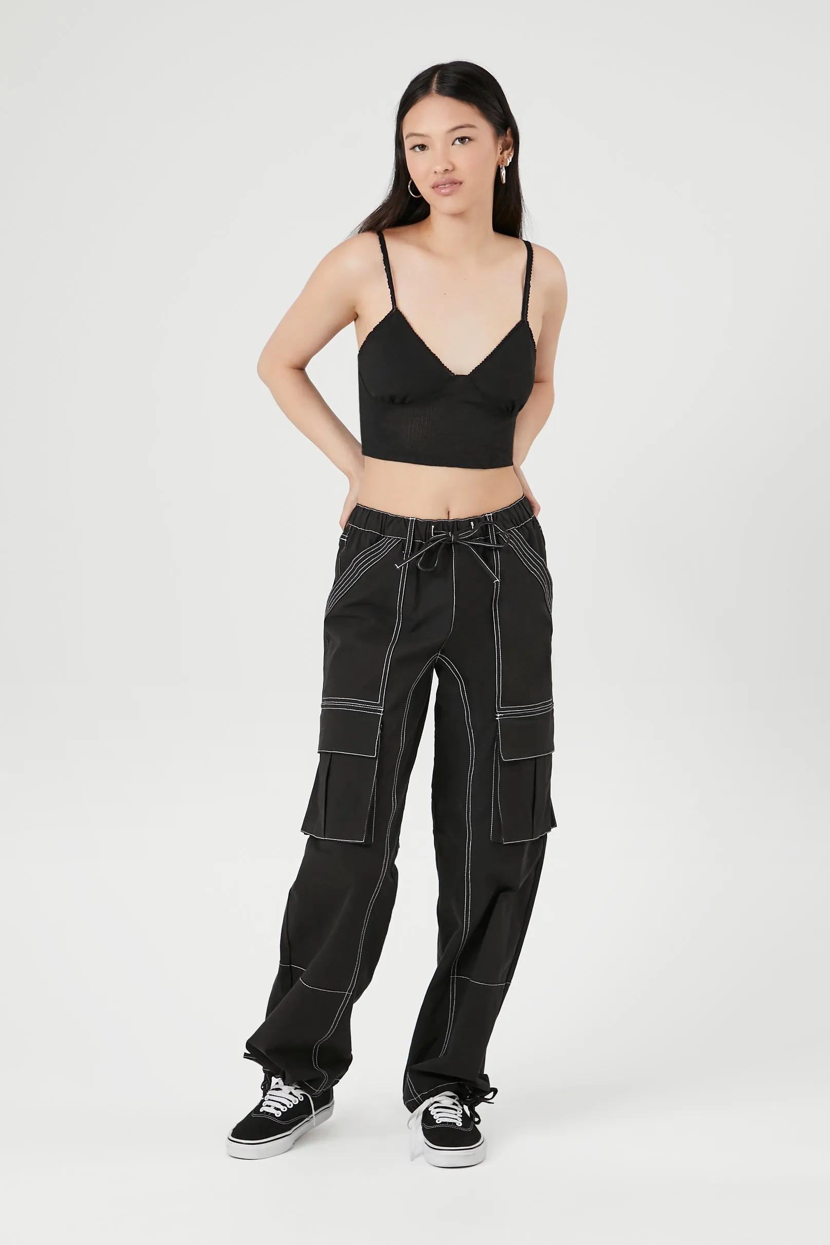 Contrast Seam Cargo Pant sold by Urban Planet product image thumbnail 5