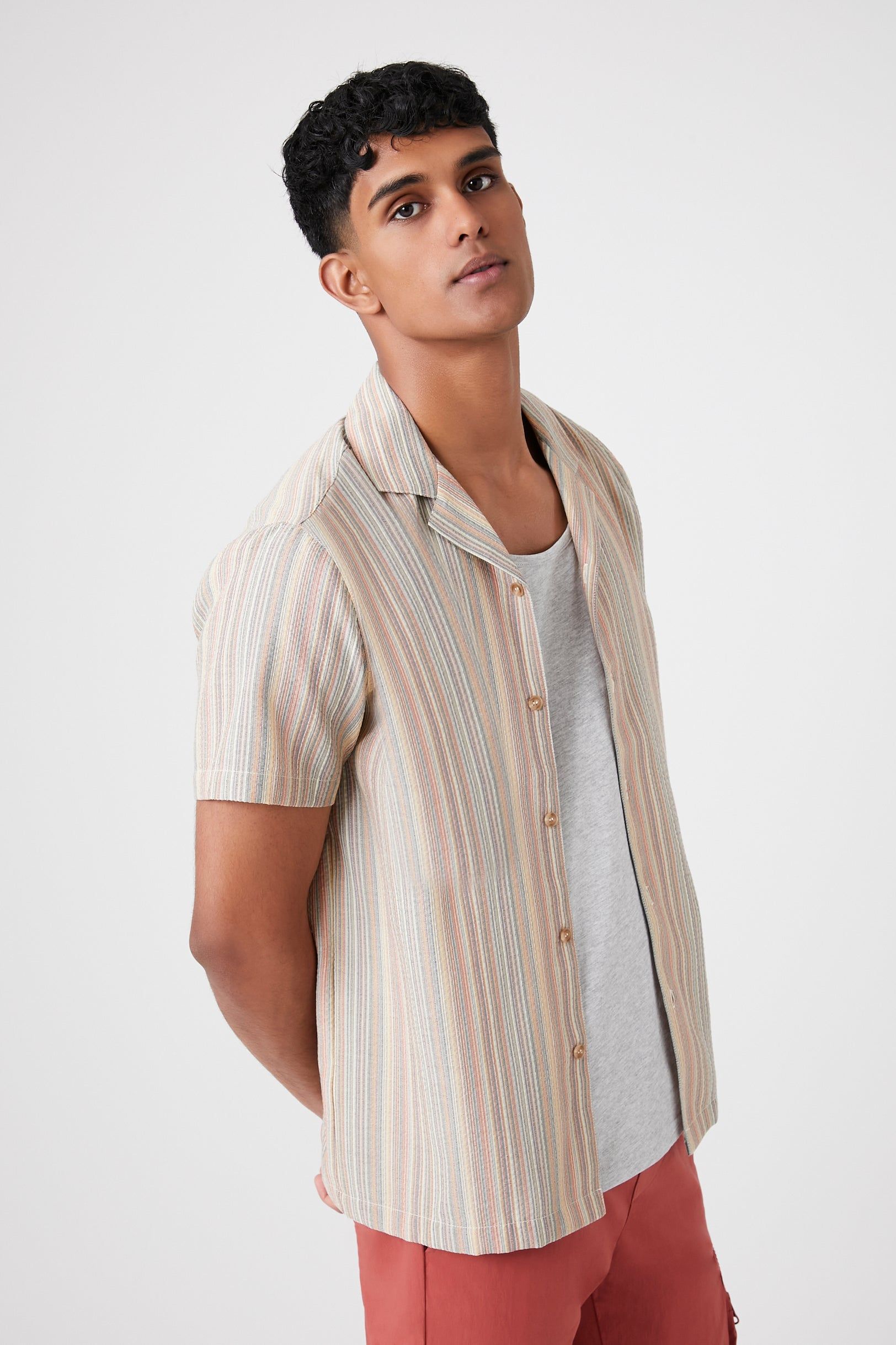 Haut boutonné rayé sold by Urban Planet product image thumbnail 2