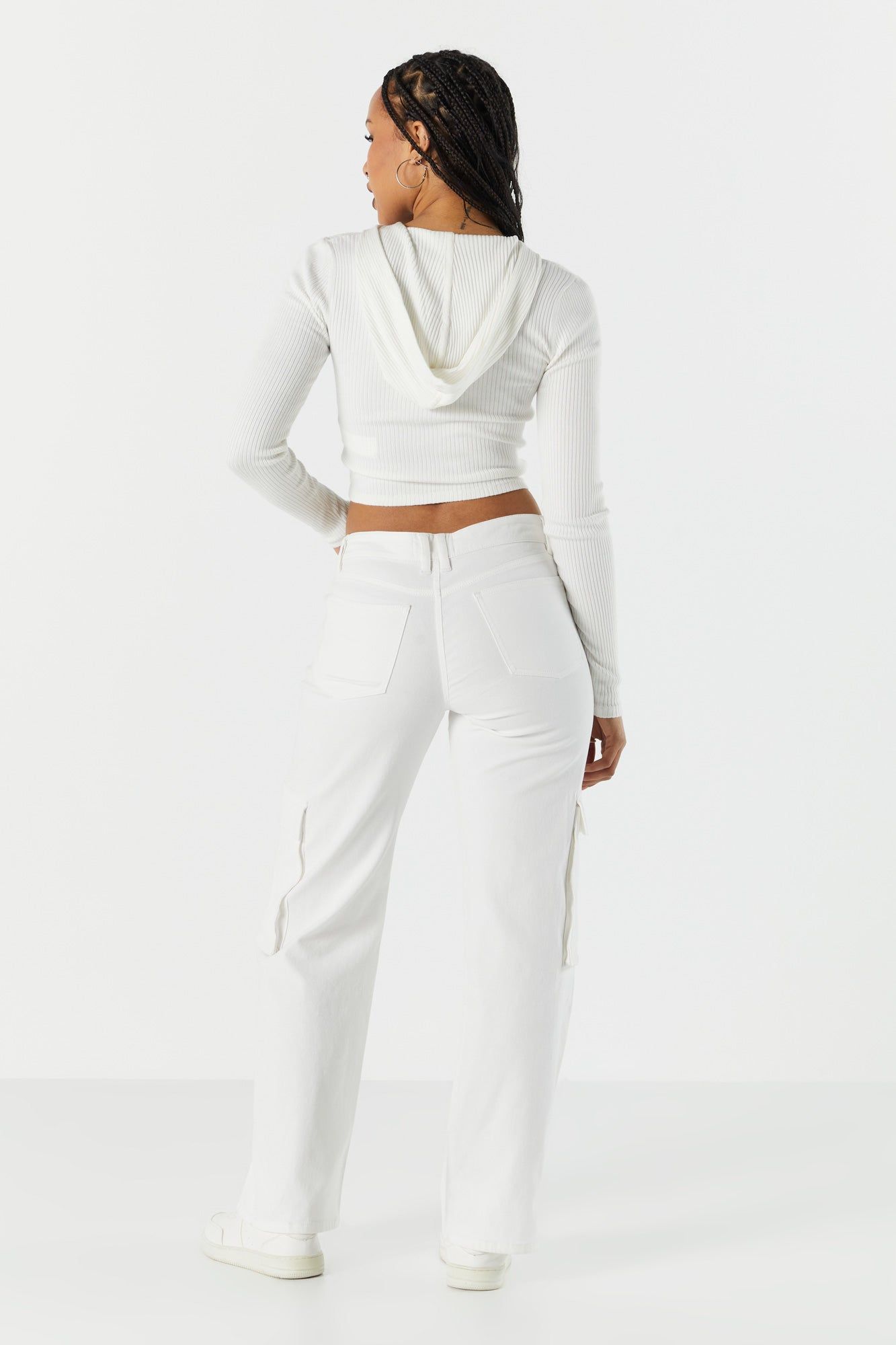 Pantalon cargo à jambe large avec poches multiples sold by Urban Planet product image thumbnail 9