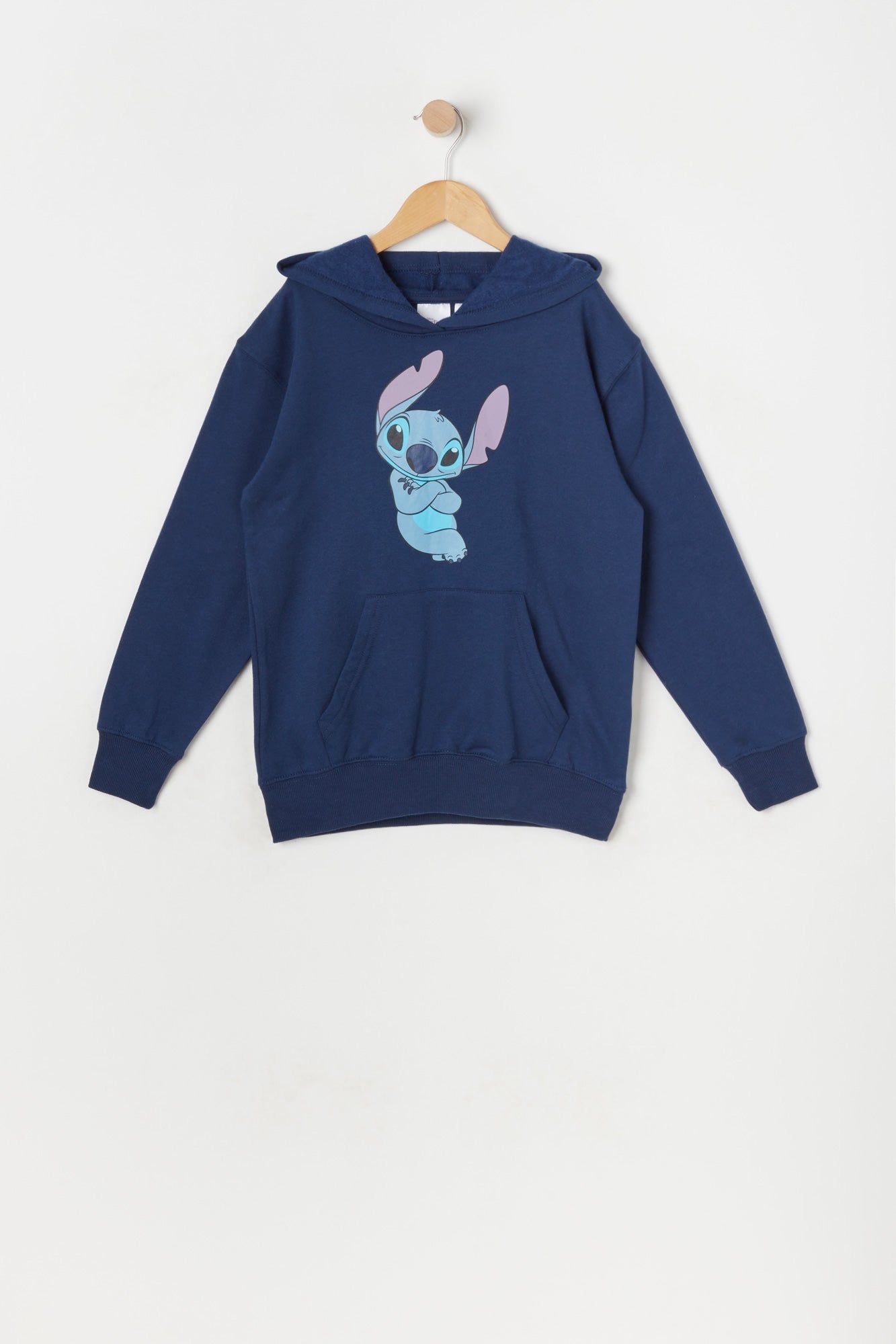 Girls Stitch Graphic Fleece Hoodie sold by Urban Planet