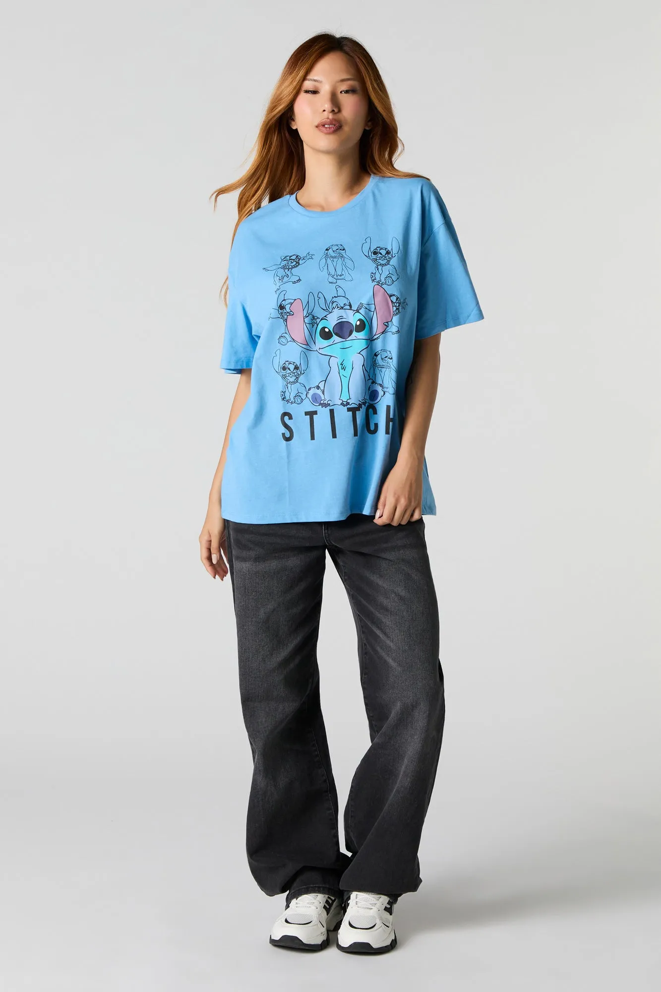 Stitch Graphic Boyfriend T-Shirt sold by Urban Planet product image thumbnail 2