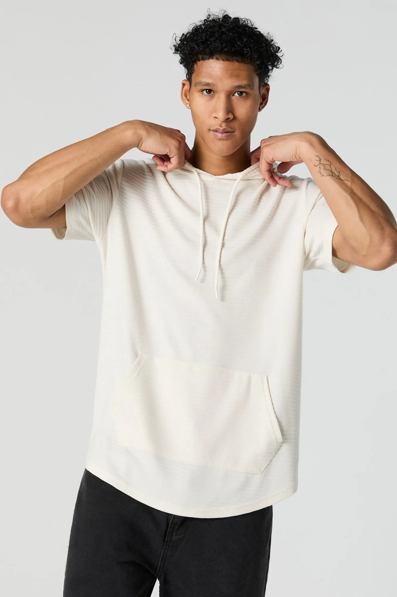 Short Sleeve Hoodie sold by Urban Planet product image thumbnail 2