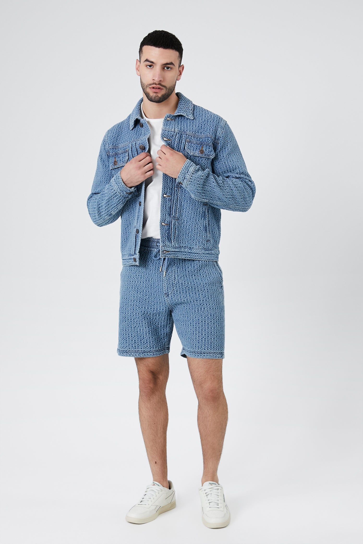 Blouson de style camionneur en jersey jacquard sold by Urban Planet product image thumbnail 4